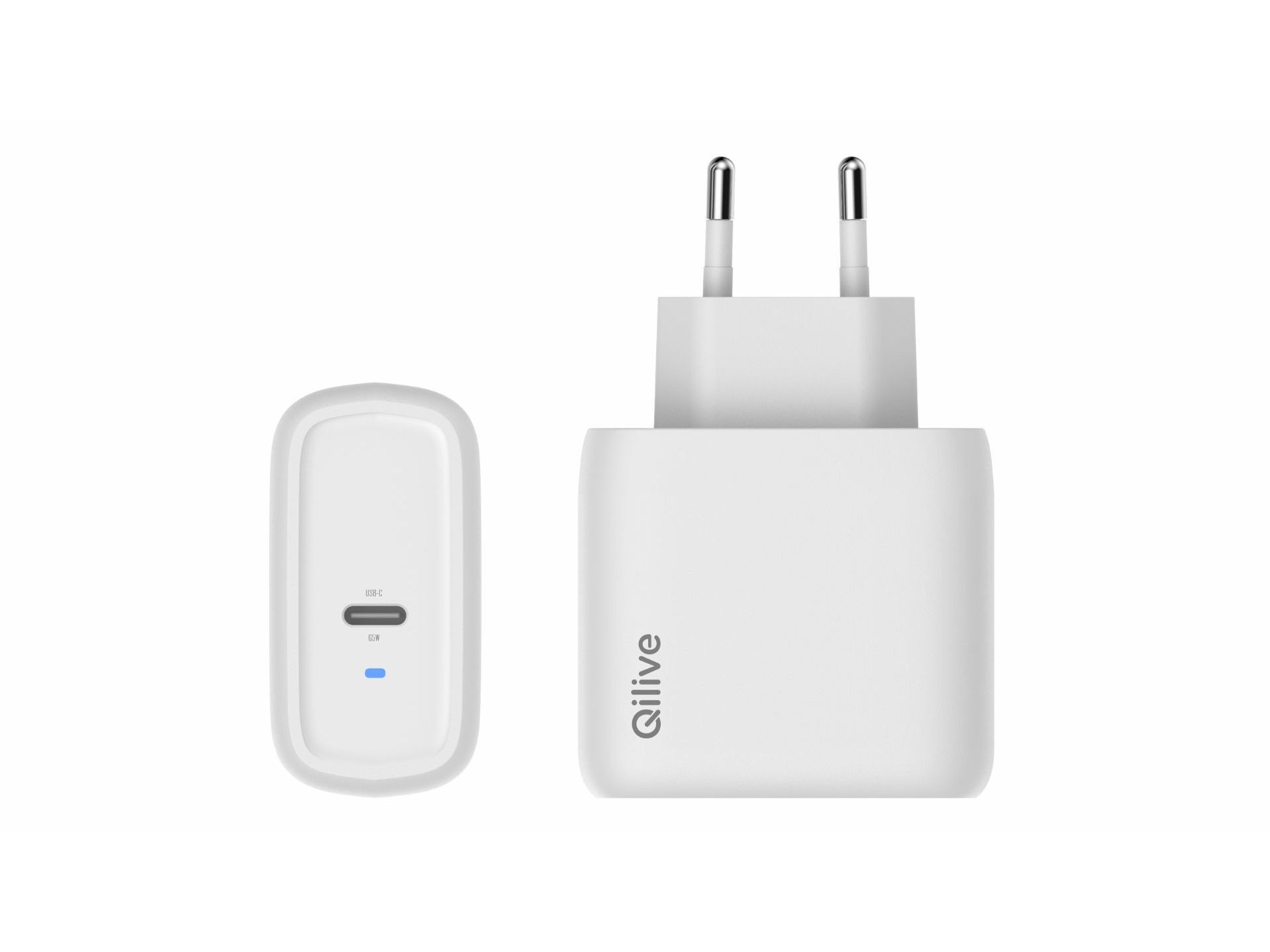 CARREGADOR LITE QILIVE 600183045 BRANCO 1 USBA 12W image number 0