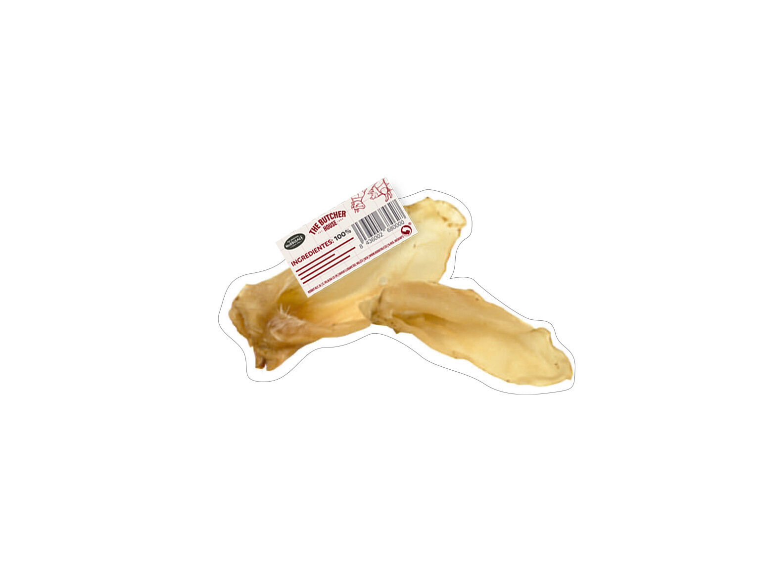 SNACK NATURAL PARA C&Atilde;O HOBBITALF ORELHA DE LEBRE 3 UNIDADES image number 1