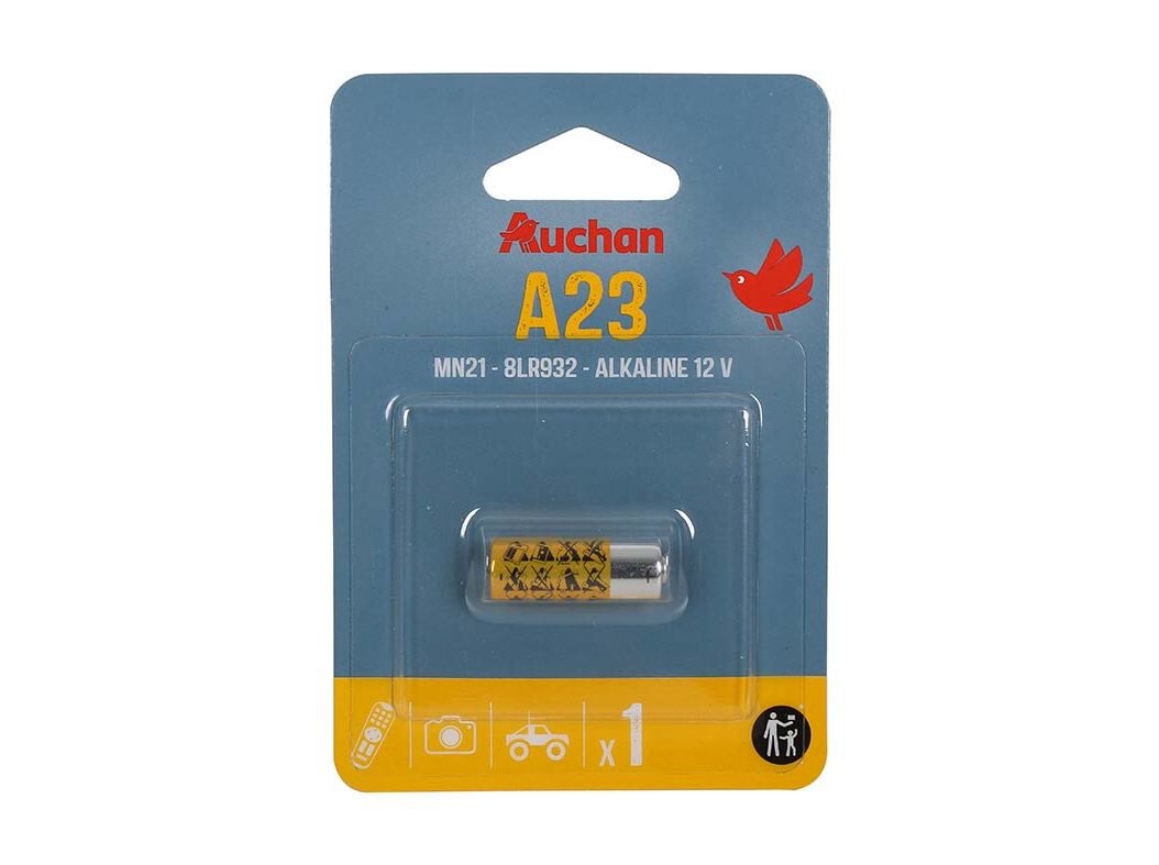 PILHA ALCALINA AUCHAN STANDARD A23 image number 0