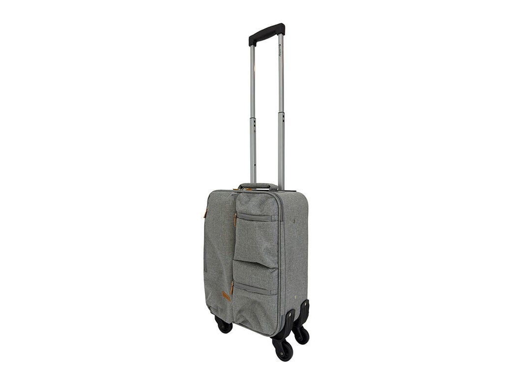 MALA DE CABINE FLEX&Iacute;VEL AIRPORT CINZENTO 8 RODAS 50X30X20CM image number 0
