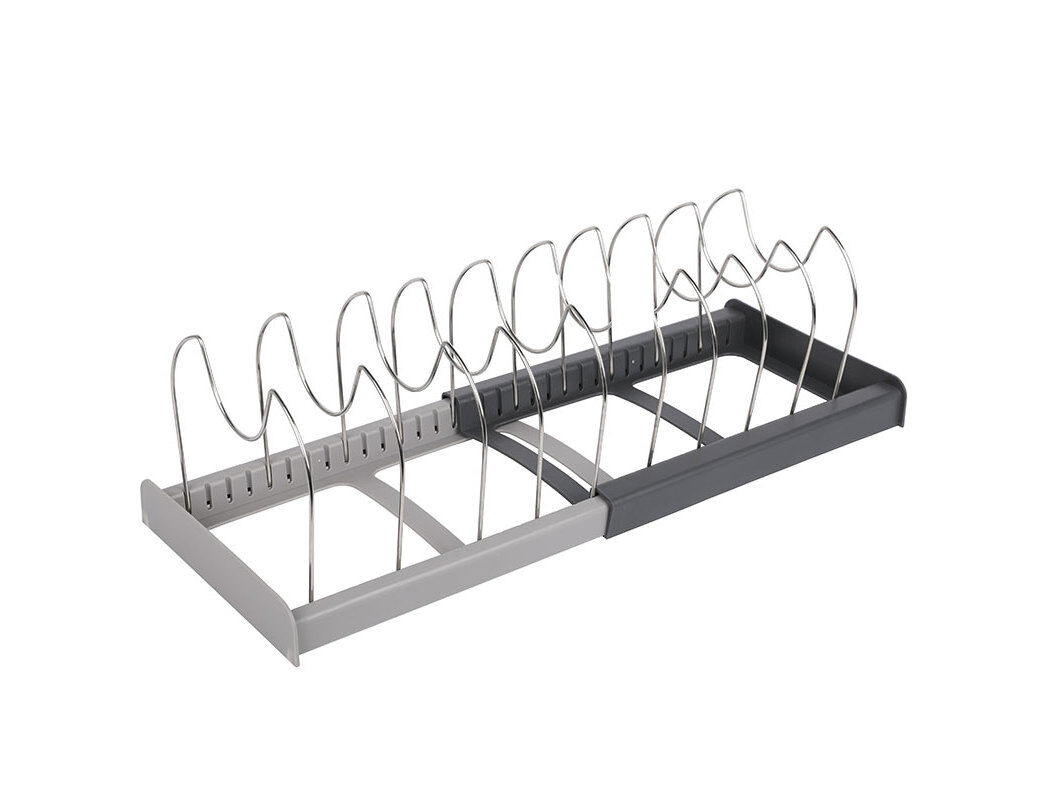 RACK PARA ORGANIZA&Ccedil;&Atilde;O ACTUEL METAL PRETO EXTENS&Iacute;VEL