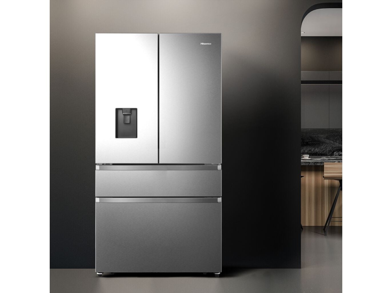 FRIGOR&Iacute;FICO AMERICANO HISENSE RF749N4SWSE (NO FROST E 178.5CM 579L INOX) image number 2