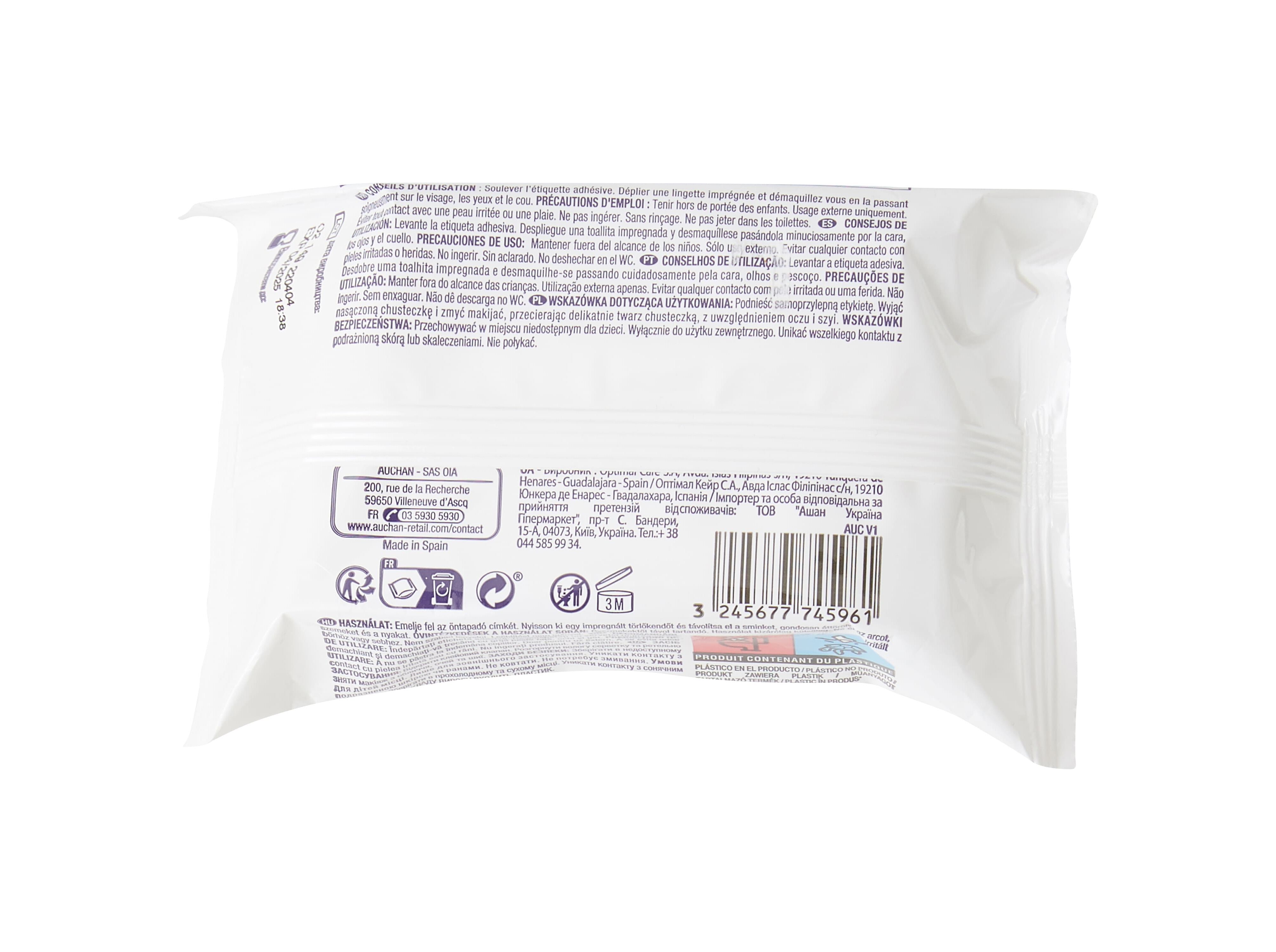 TOALHITAS DESMAQUILHANTES POLEGAR ROSTO E OLHOS 25UN image number 2