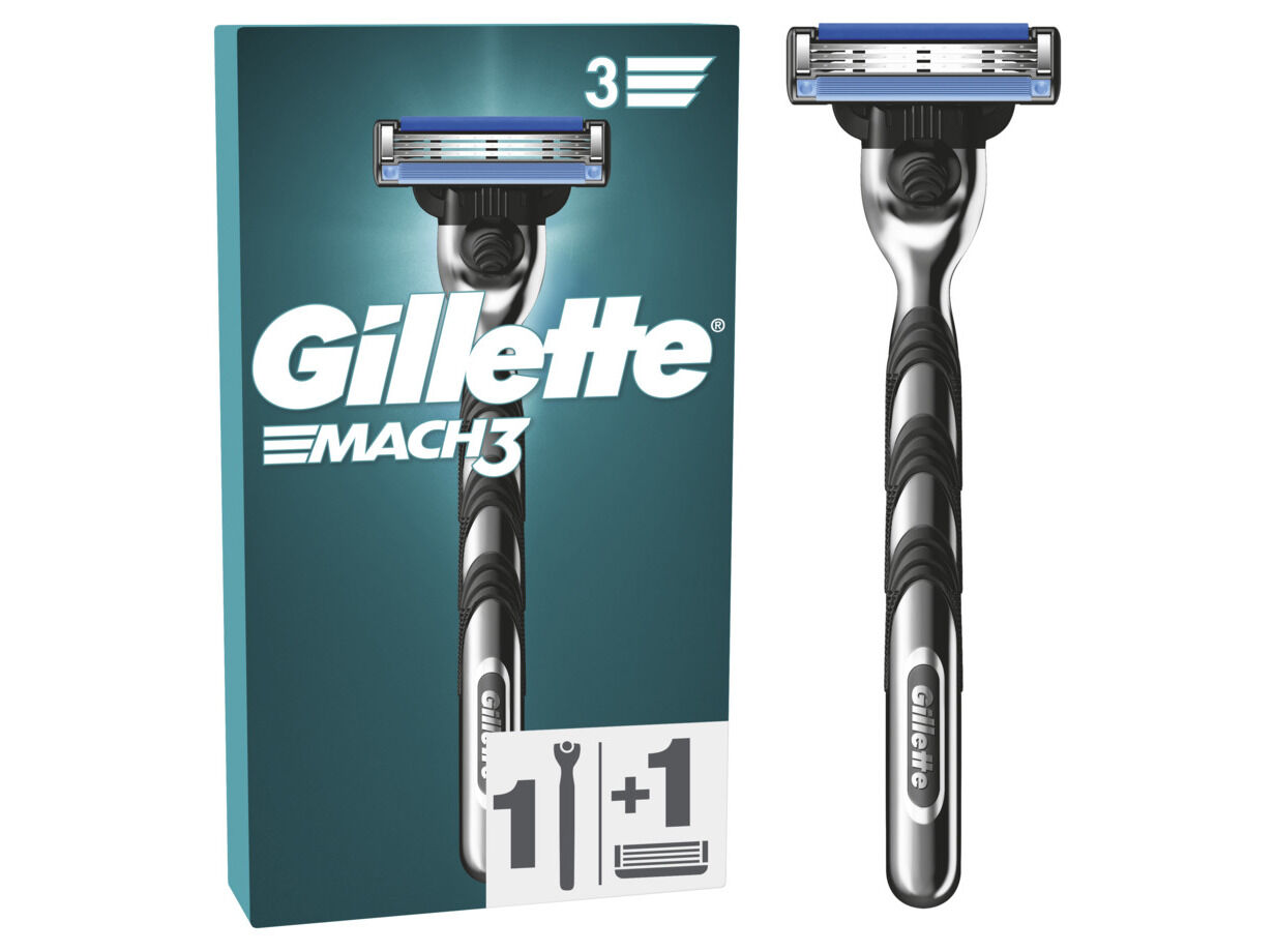 M&Aacute;QUINA DE BARBEAR GILLETTE MACH3 CABO+1 RECARGA image number 0