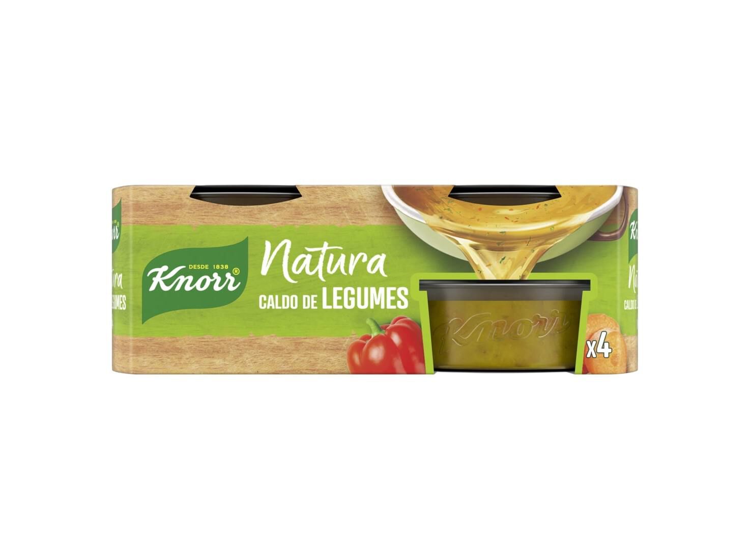 CALDO KNORR NATURA LEGUMES 4X28G image number 1