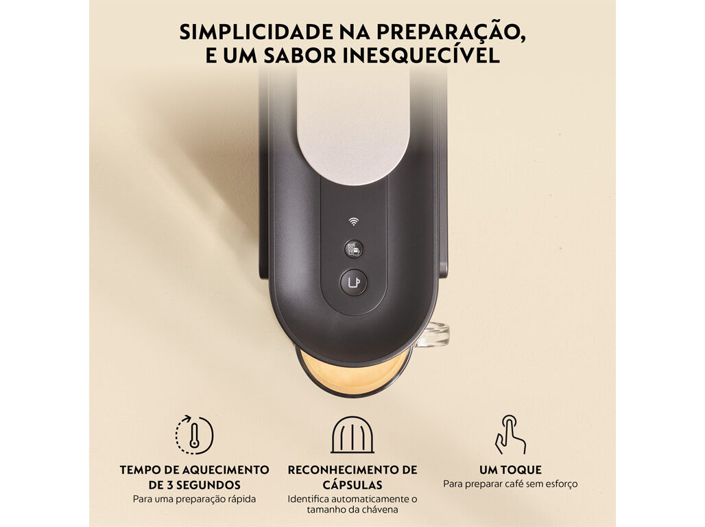 M&Aacute;QUINA CAF&Eacute; NESPRESSO KRUPS XN9408P3 VERTUO UP PRETA image number 3