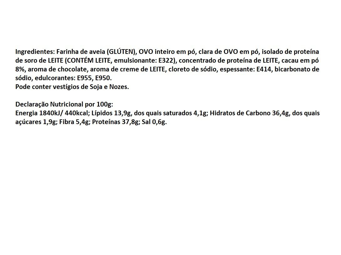 PANQUECAS PROTEICAS QNT LOW SUGAR CHOCOLATE 500GR image number 1