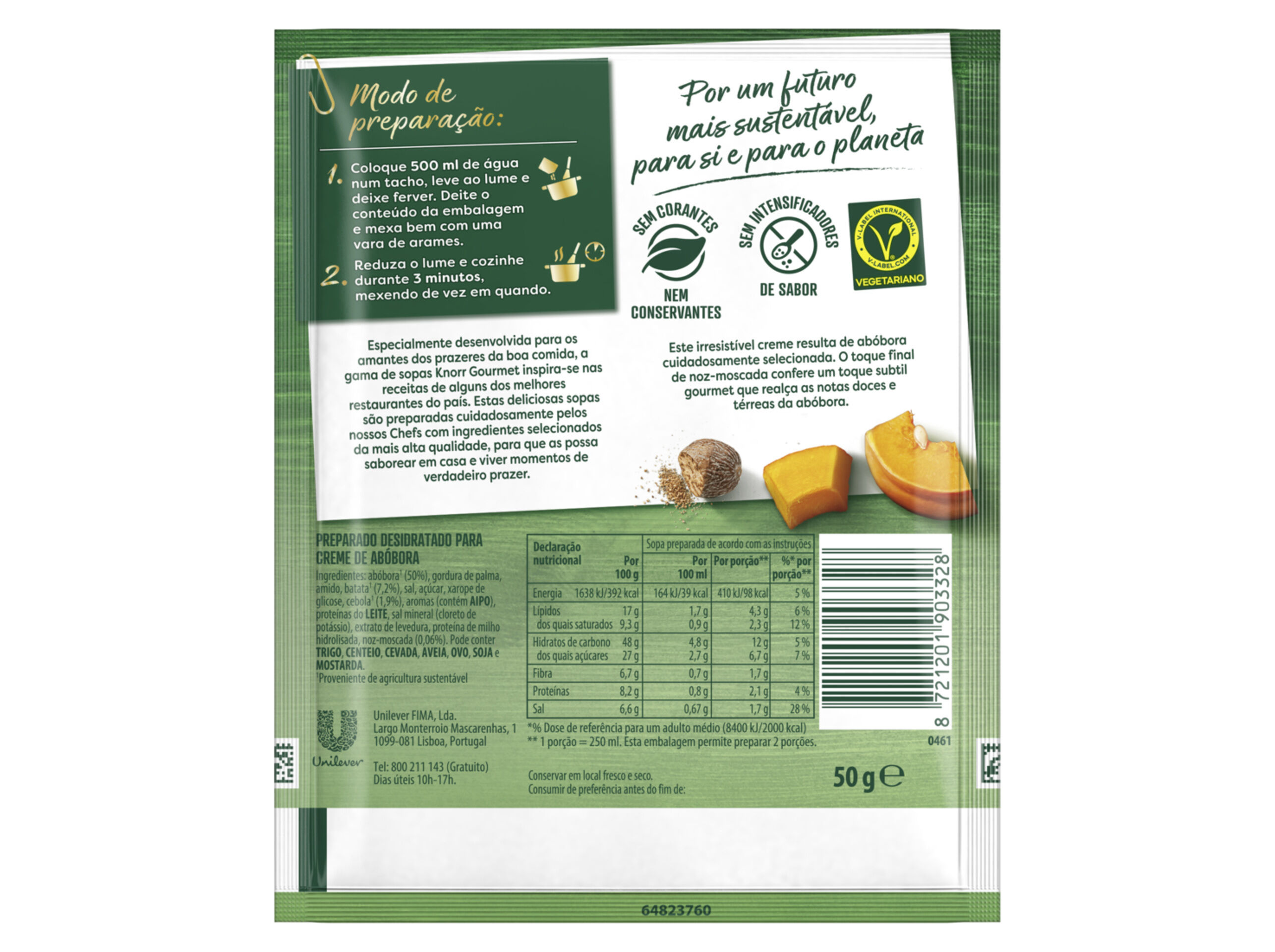 CREME DE ABOBORA GOURMET KNORR 50GR image number 1