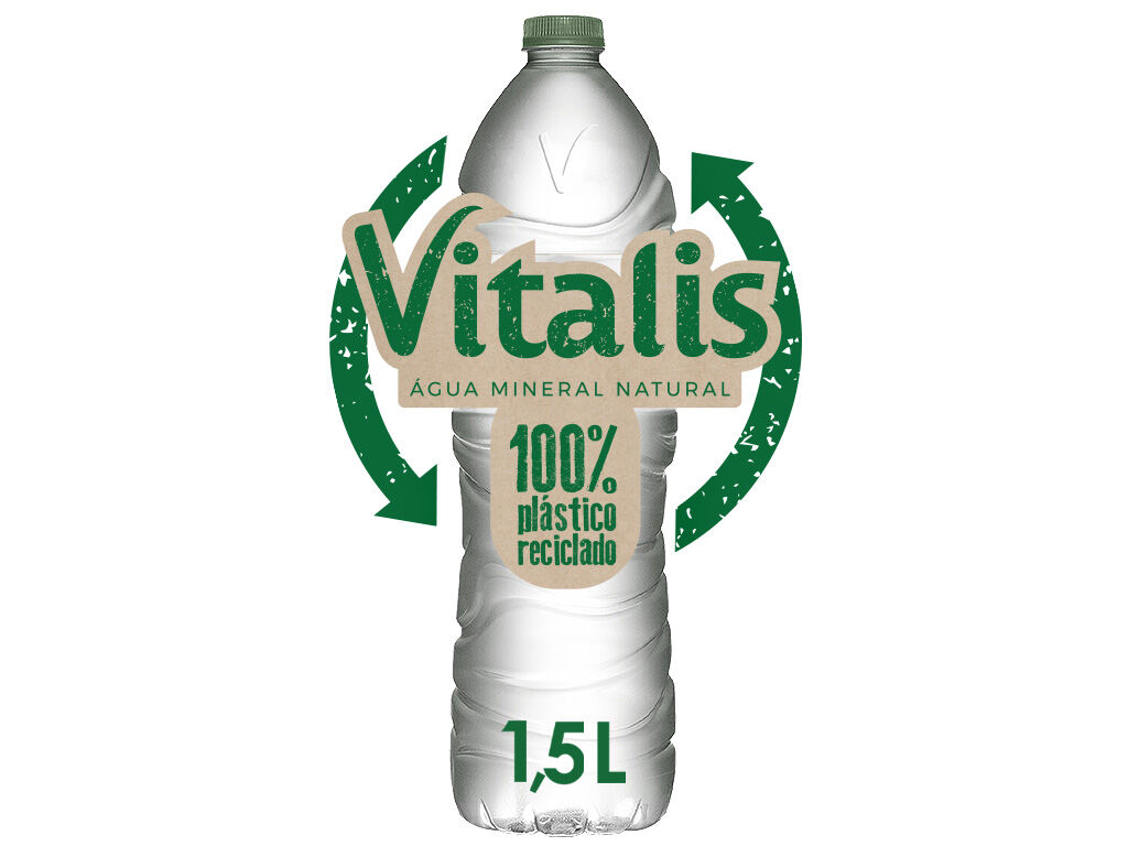 &Aacute;GUA VITALIS PL&Aacute;STICO 100% RECICLADO 1.5L image number 0
