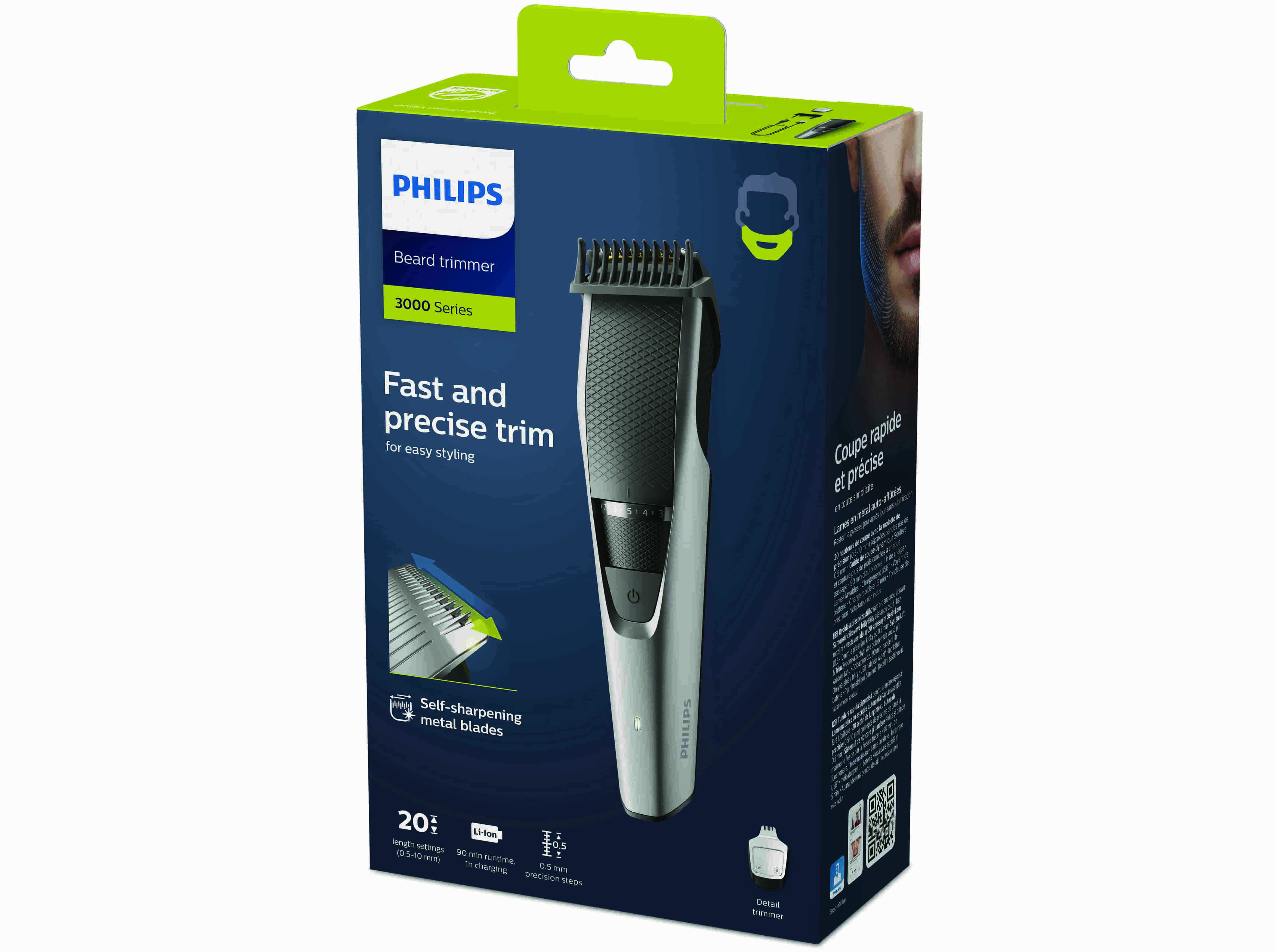 APARADOR DE BARBA PHILIPS BT3239/15 SERIE 3000 image number 4