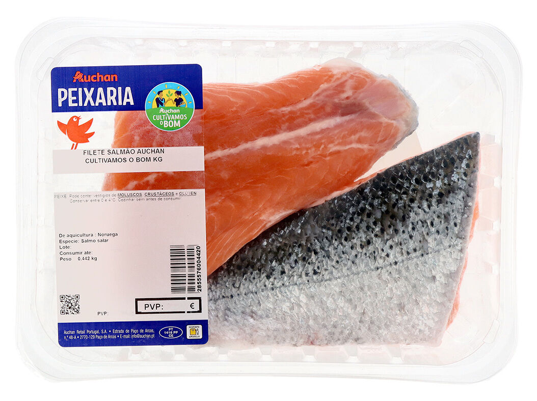 FILETE SALM&Atilde;O AUCHAN CULTIVAMOS O BOM KG image number 0