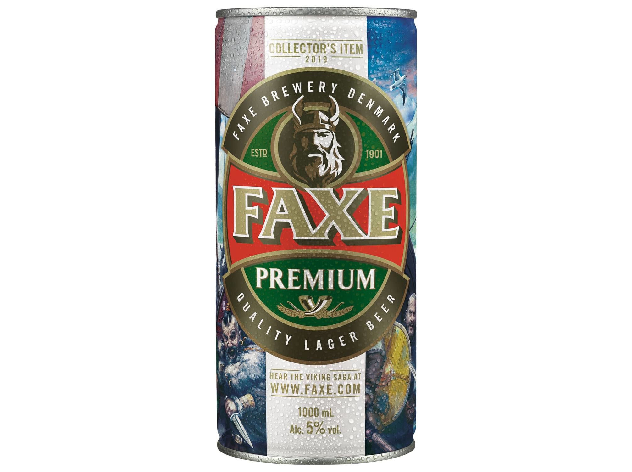 CERVEJA FAXE PREMIUM LAGER 1 L image number 1