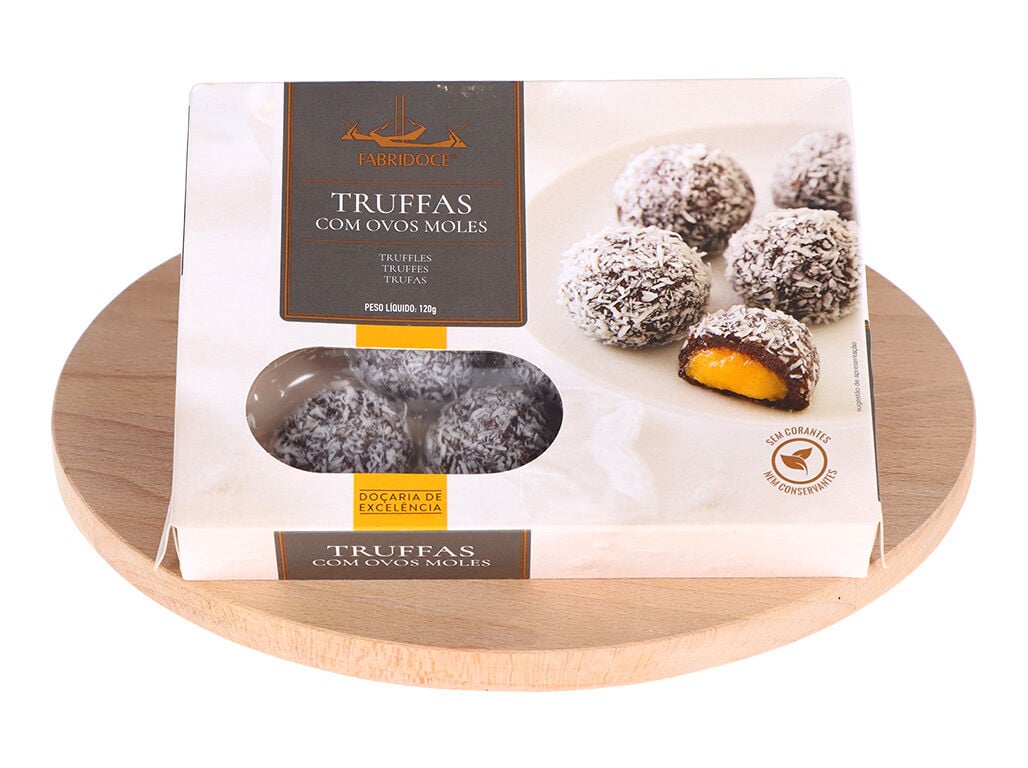 TRUFFAS COM OVOS MOLES 120G