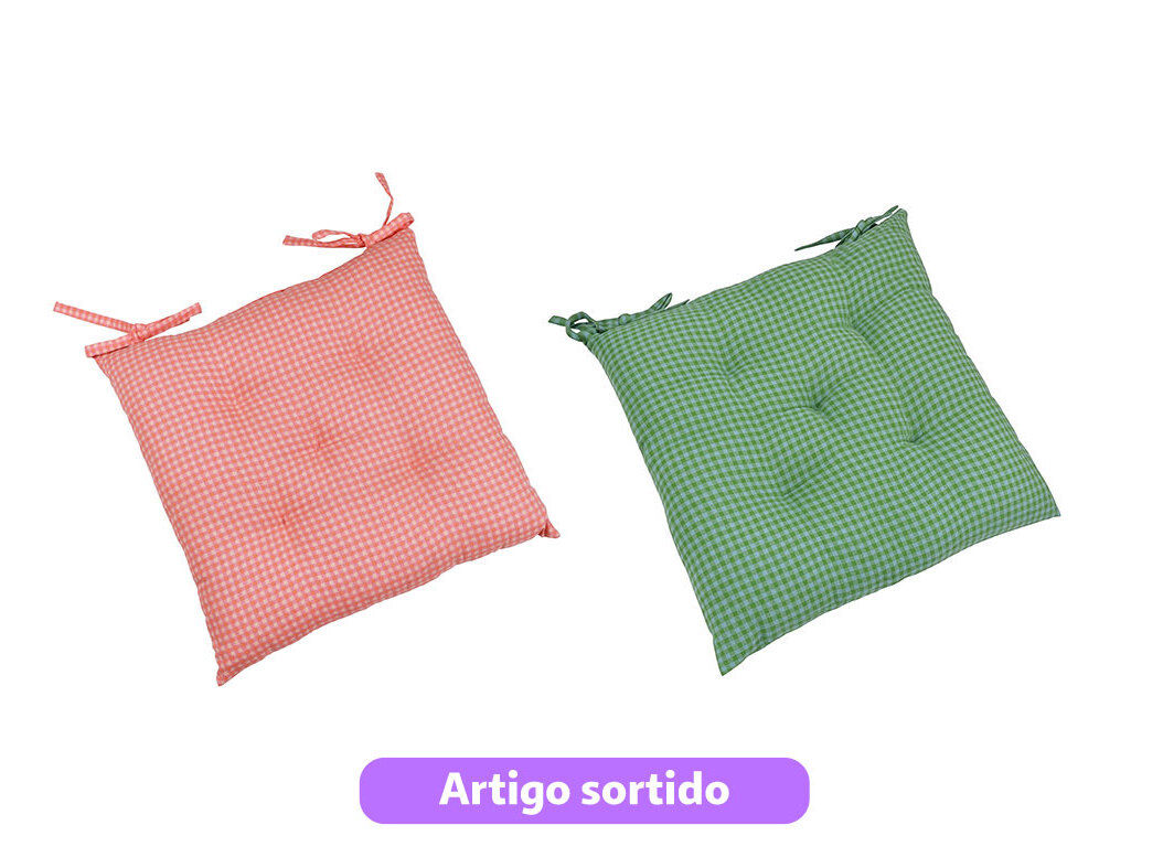 COXIM ALTO ACTUEL 40X40X5CM CORES SORTIDAS