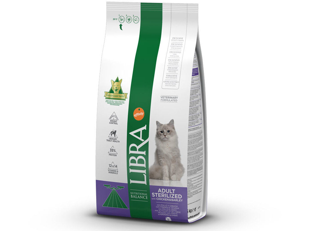 RA&Ccedil;&Atilde;O PARA GATO LIBRA ESTERILIZADO 1.5KG