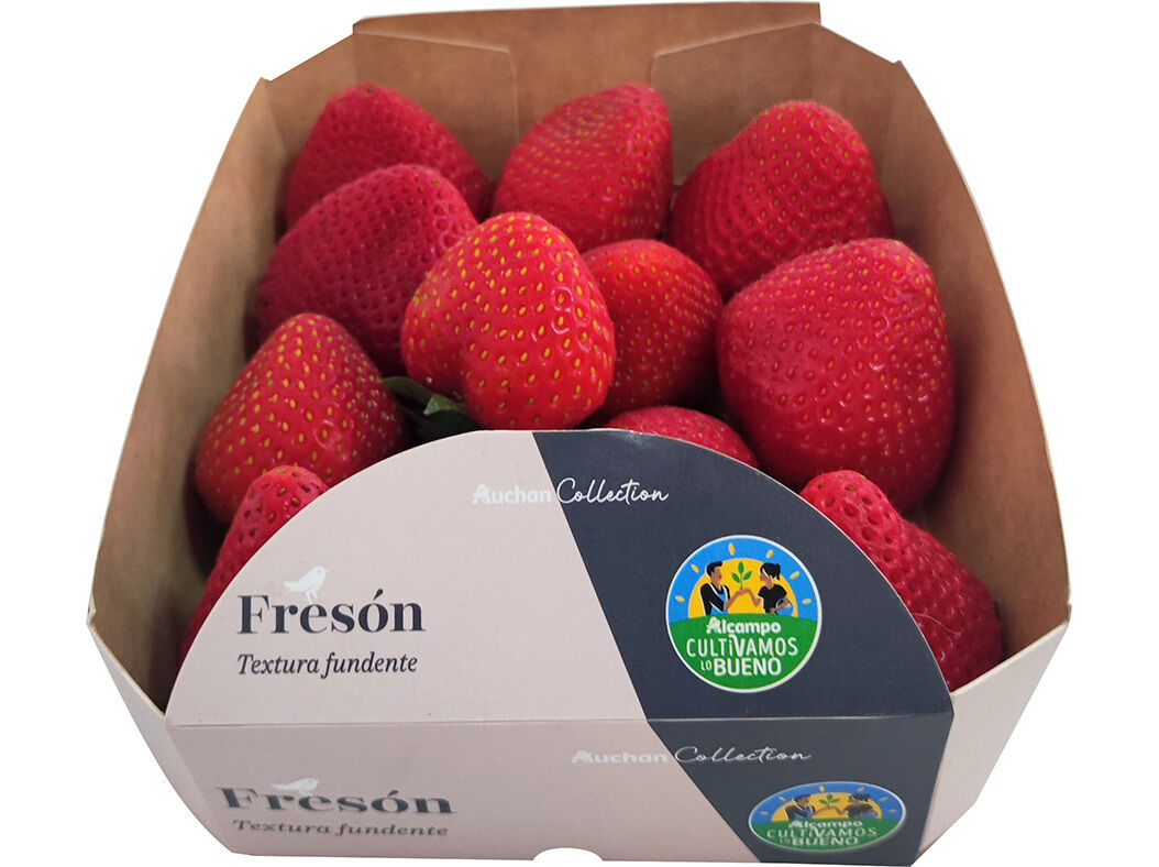 MORANGO AUCHAN COLLECTION CULTIVAMOS O BOM 400 G