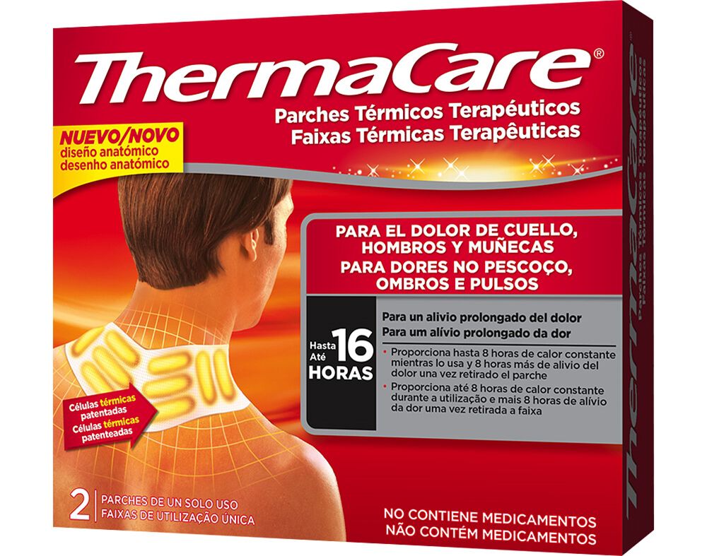 FAIXAS THERMACARE T&Eacute;RMICAS PESCO&Ccedil;OOMBROS E PULSOS 2UN
