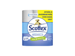Papel Higiénico Compacto Mega 24=48 Rolos Scottex 24 un
