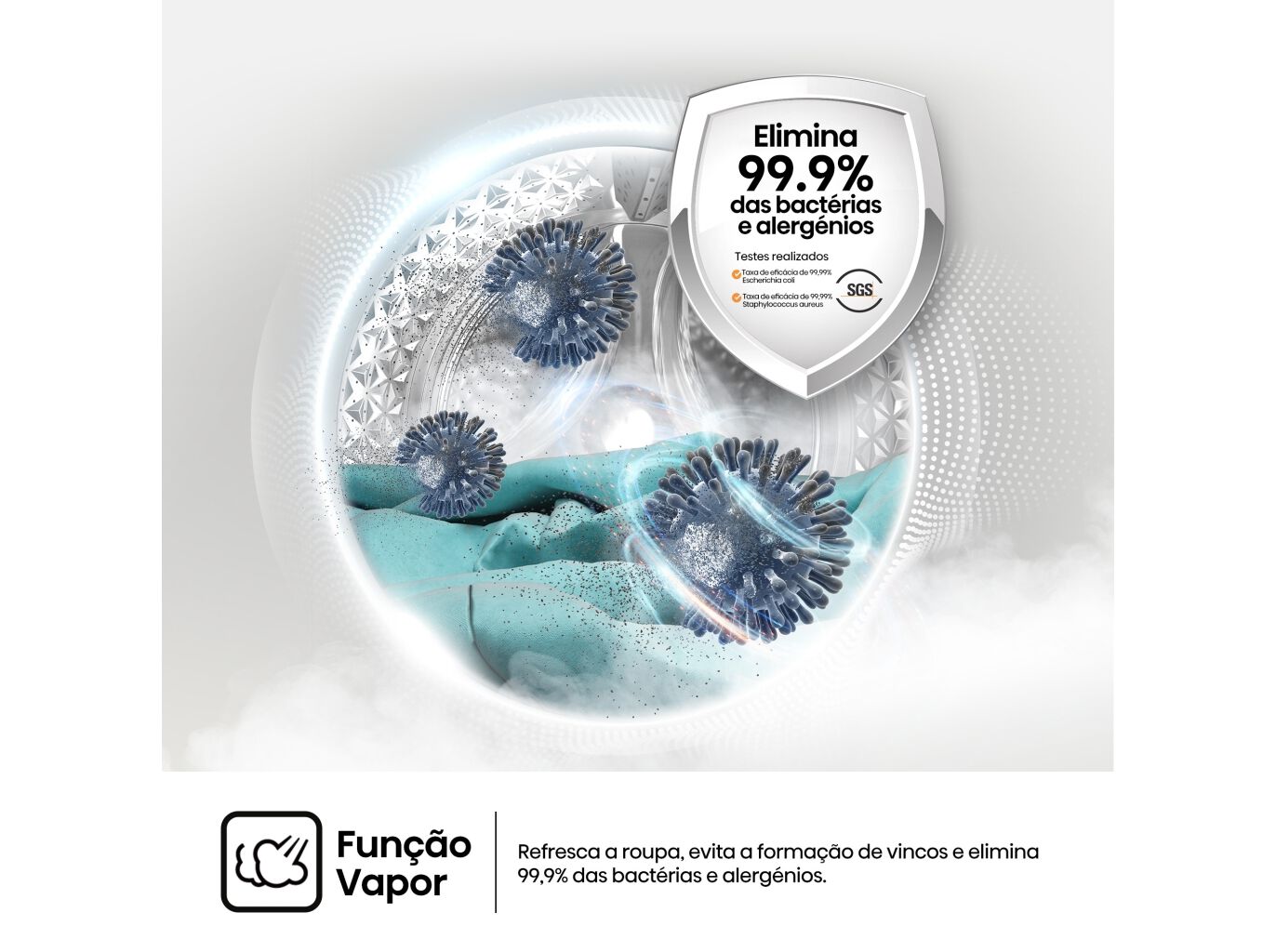 M&Aacute;QUINA DE LAVAR ROUPA HISENSE WF1I9042BWP2 BRANCO A 9KG 1400RPM image number 12