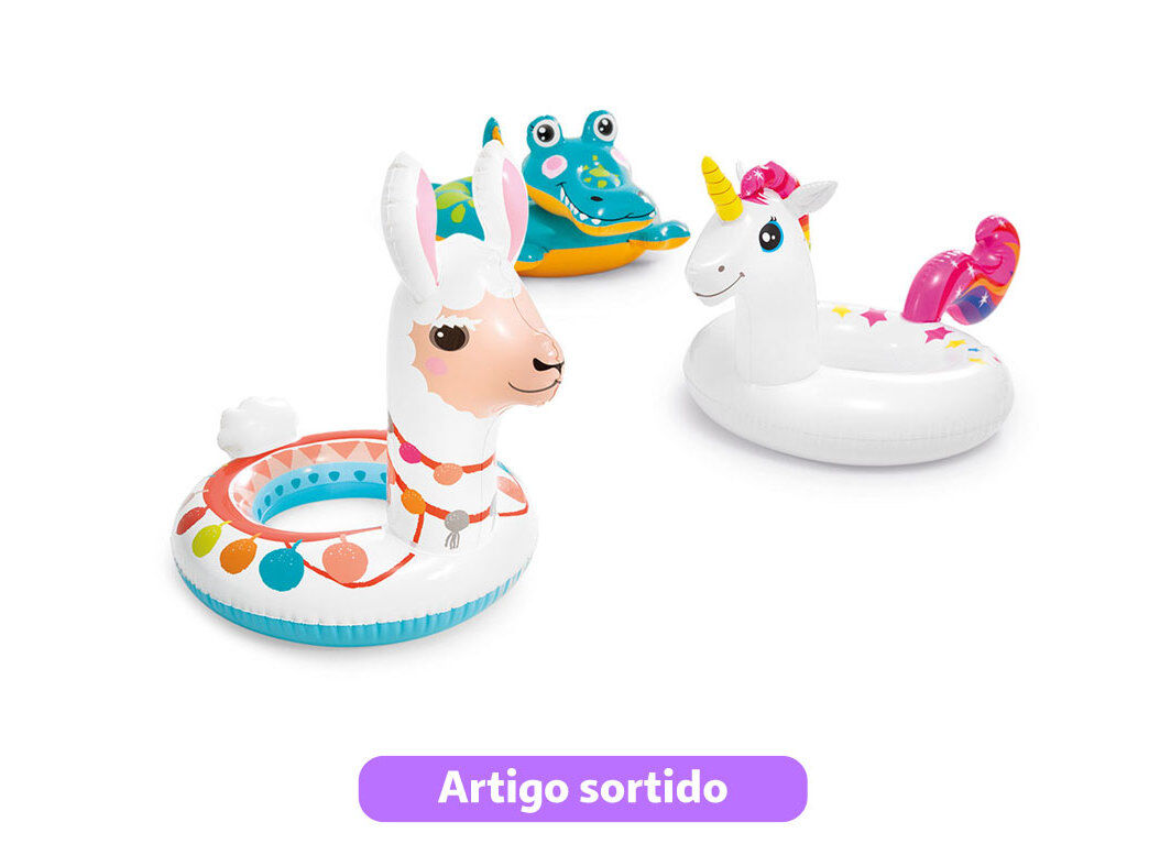 BOIA CABE&Ccedil;A ANIMAL INTEX MODELOS SORTIDOS