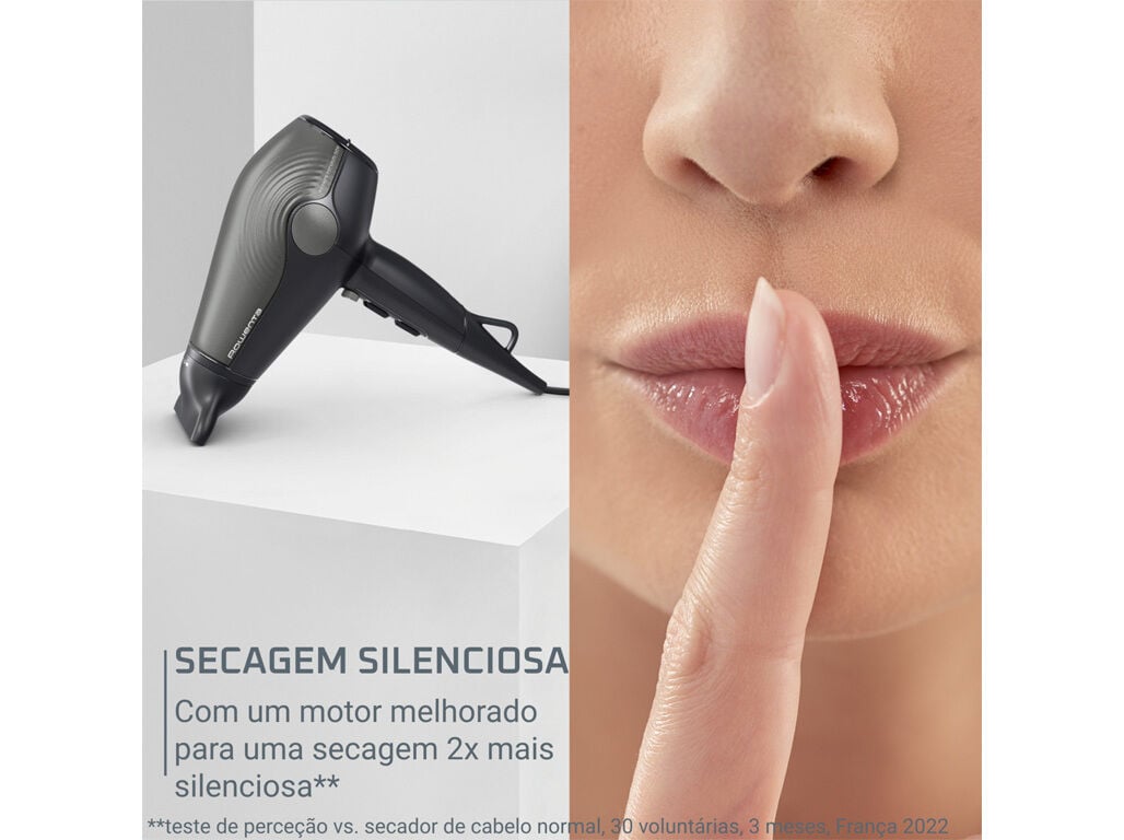 SECADOR DE CABELO CV6430F0 E MODELADOR CABELO CF322LFO ROWENTA image number 5