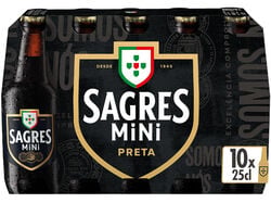 CERVEJA PRETA SAGRES 10X0.25L