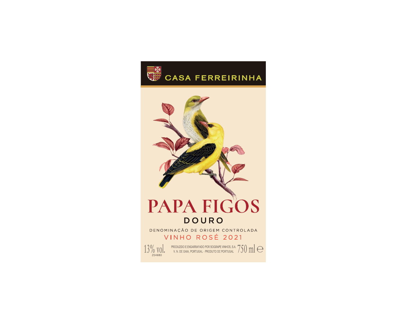 VINHO ROS&Eacute; PAPA FIGOS DOURO 0.75L image number 1