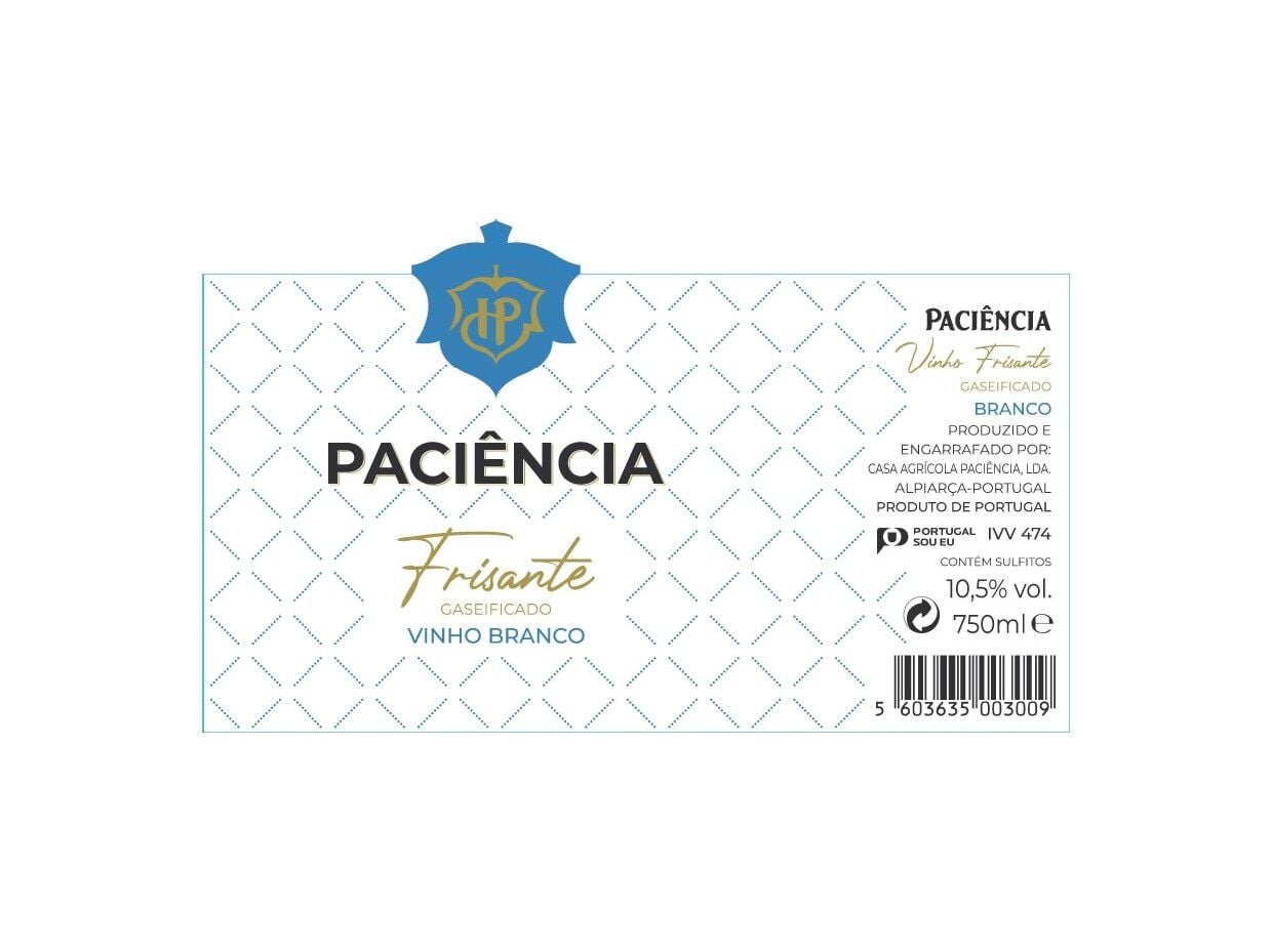 VINHO BRANCO PACI&Ecirc;NCIA FRISANTE 0.75L image number 1