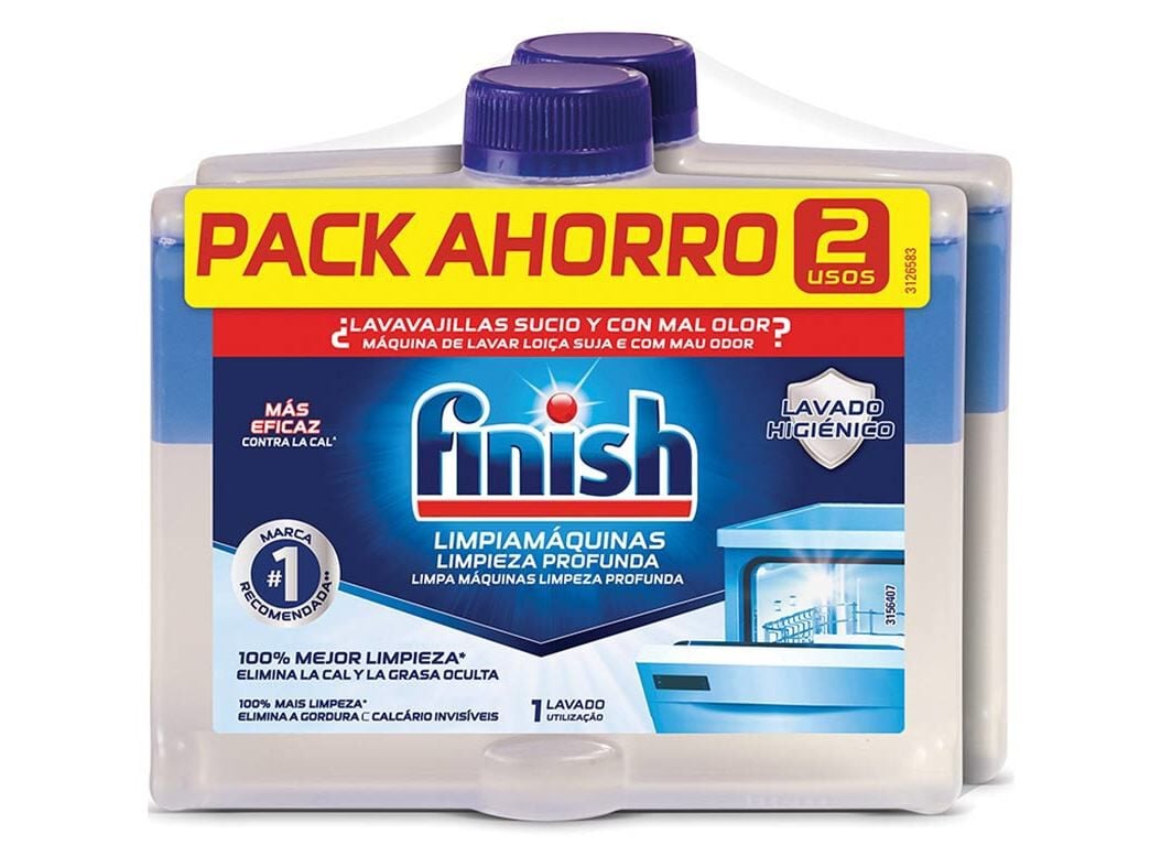 Limpa M&aacute;quina Loi&ccedil;a Regular Finish 2x250ml image number 0