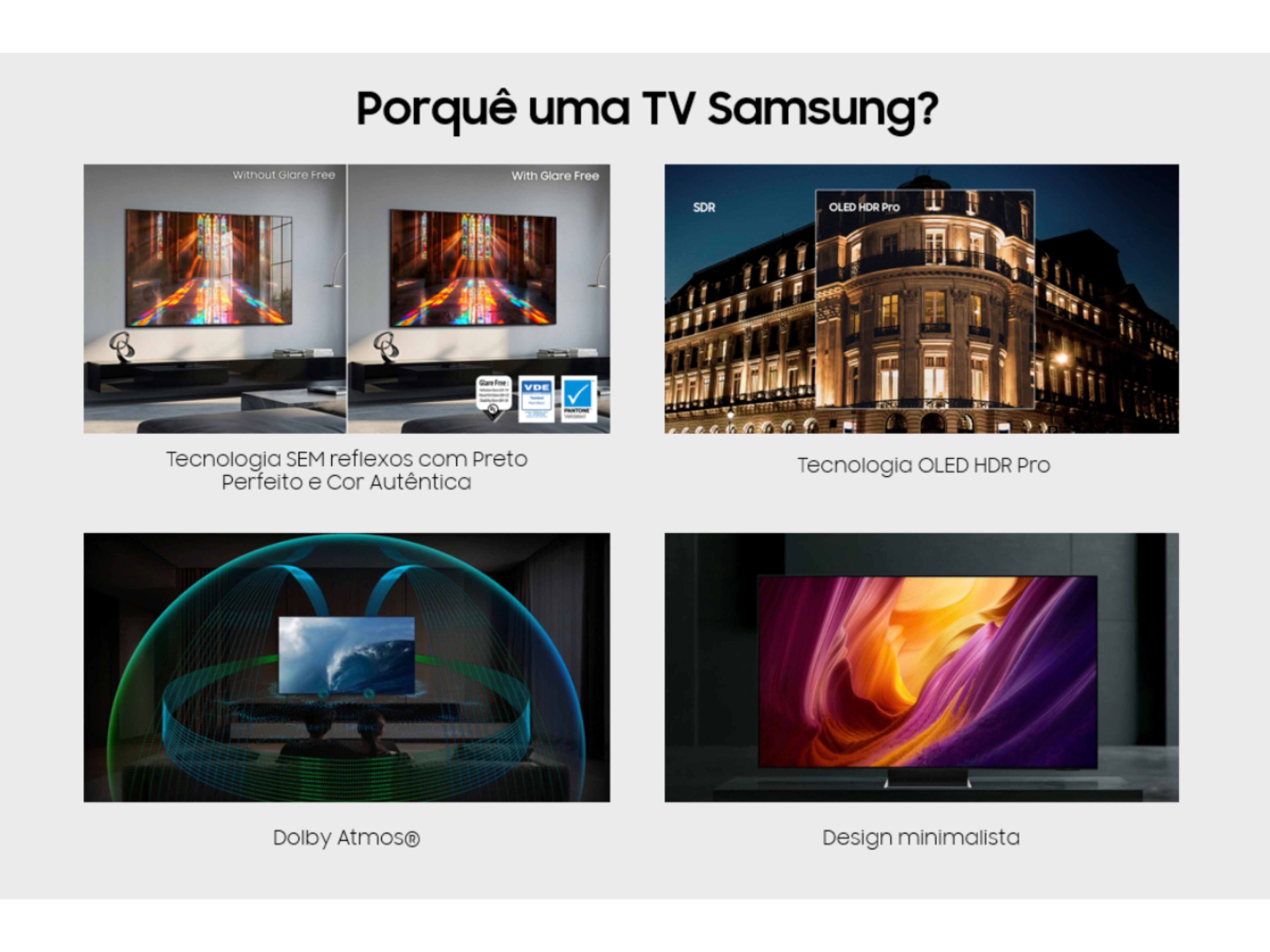 TV SAMSUNG OLED TQ55S95HFTXXC 55" image number 3