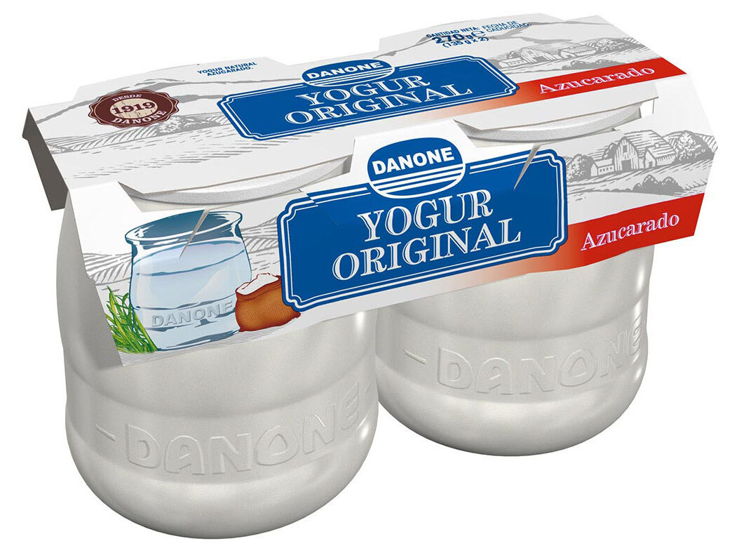 IOGURTE DANONE COPO VIDRO ORIGINAL NATURAL 2X135G image number 0