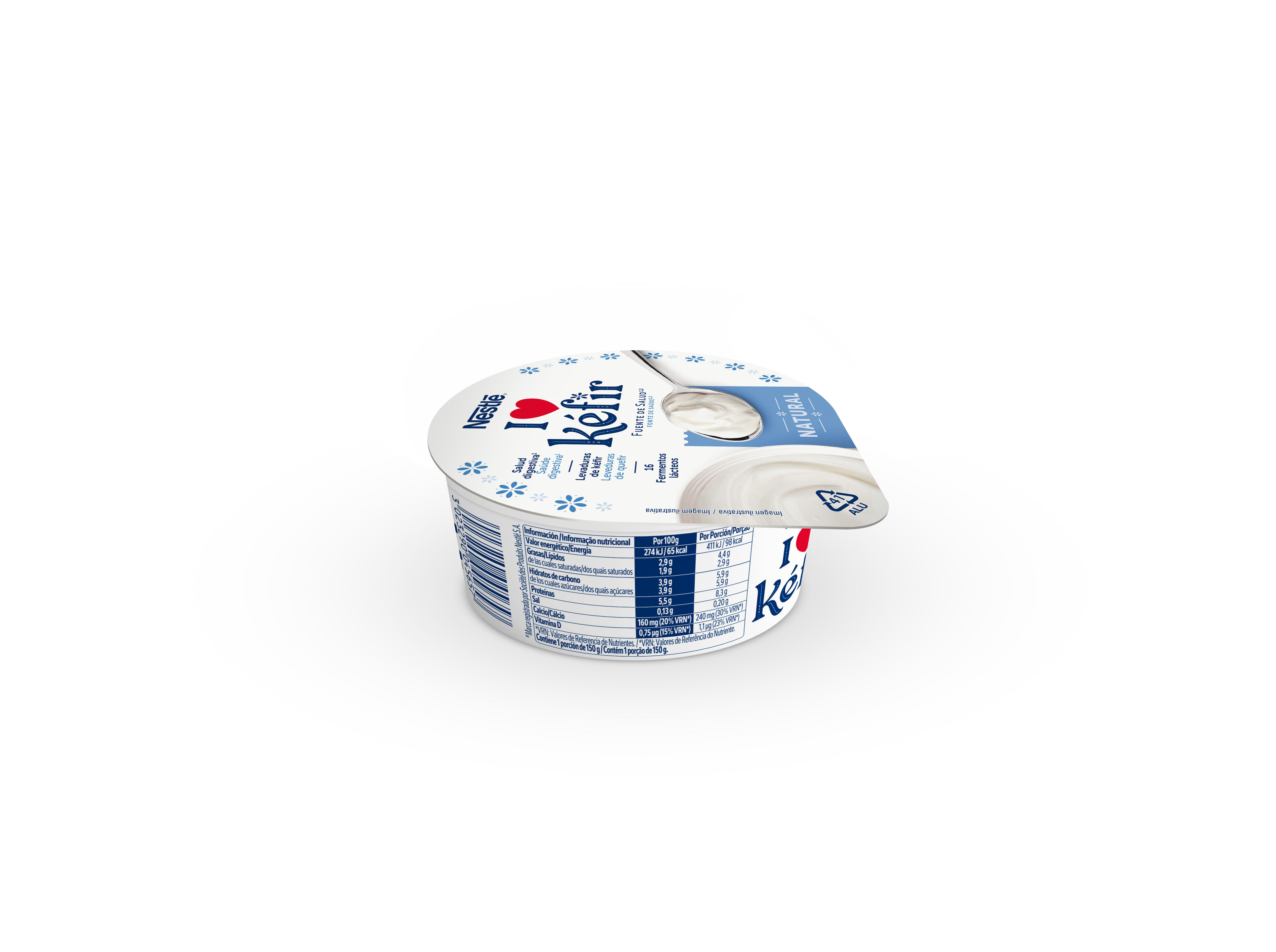 KEFIR NESTL&Eacute; NATURAL 150G image number 1