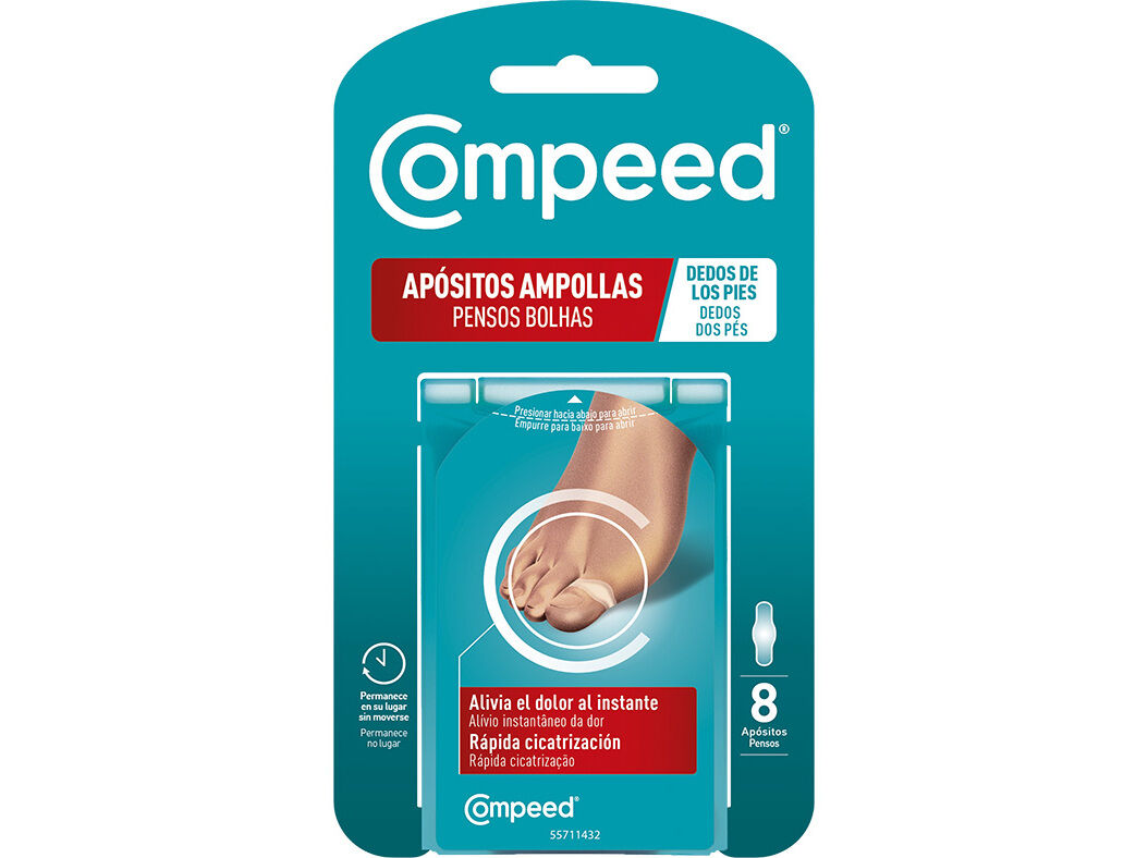 PENSOS COMPEED BOLHAS ENTRE DEDOS P&Eacute;S 8UN image number 0