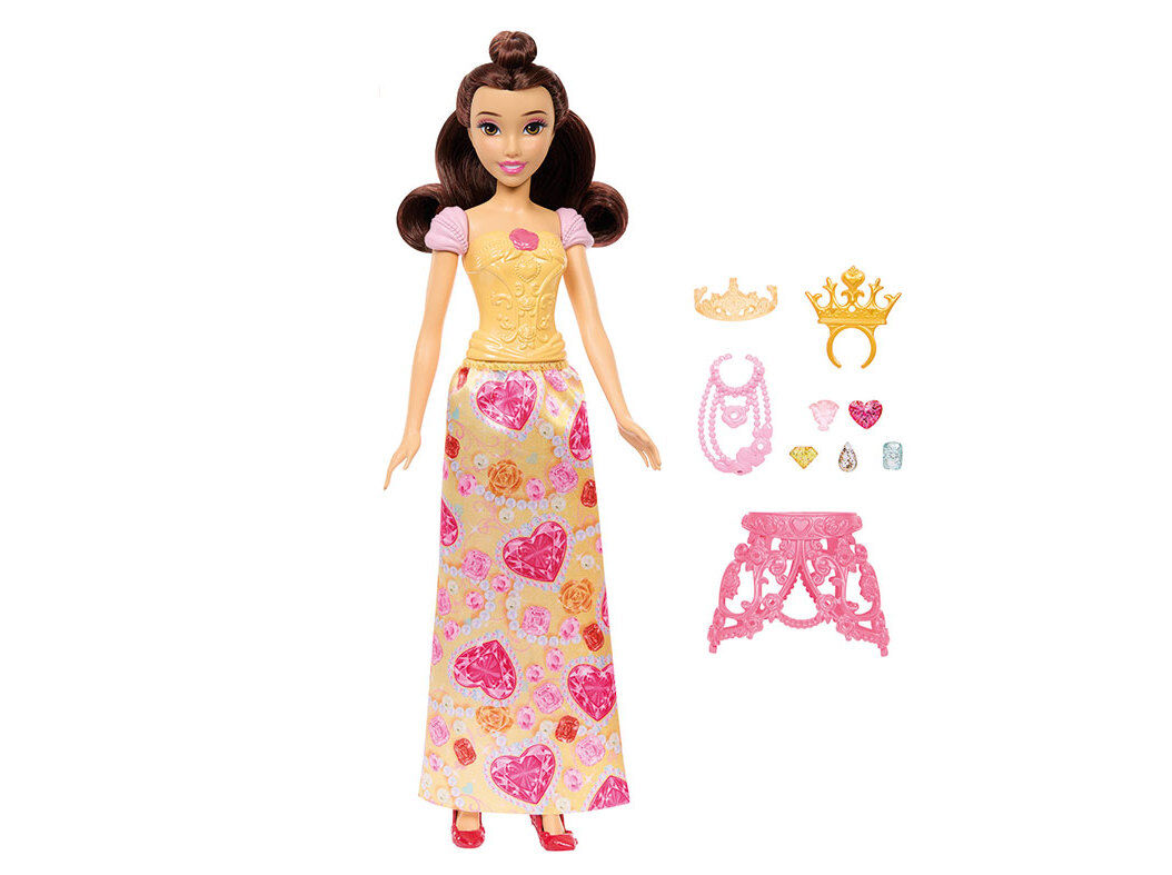 BONECA BELA PRINCESAS DISNEY JOIAS REVEAL image number 0