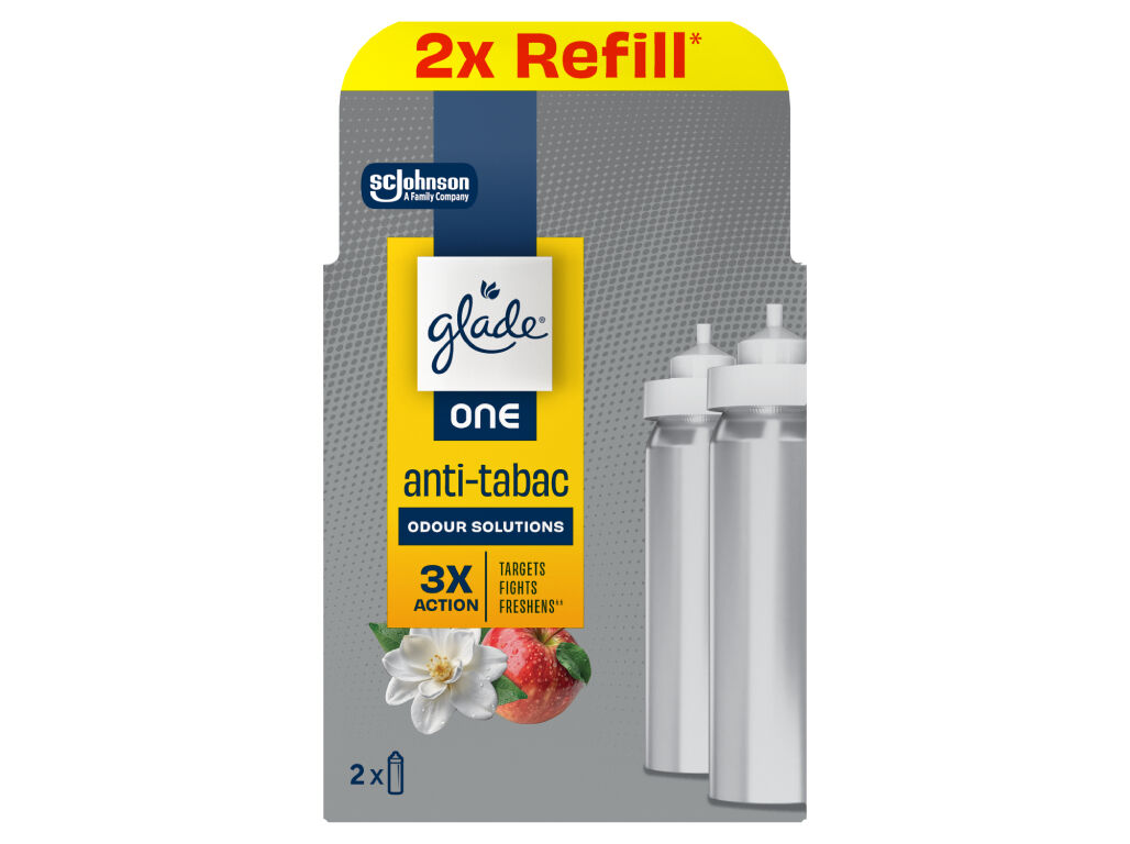 AMBIENTADOR GLADE ONE ANTI-TABACO REC 2UN image number 0