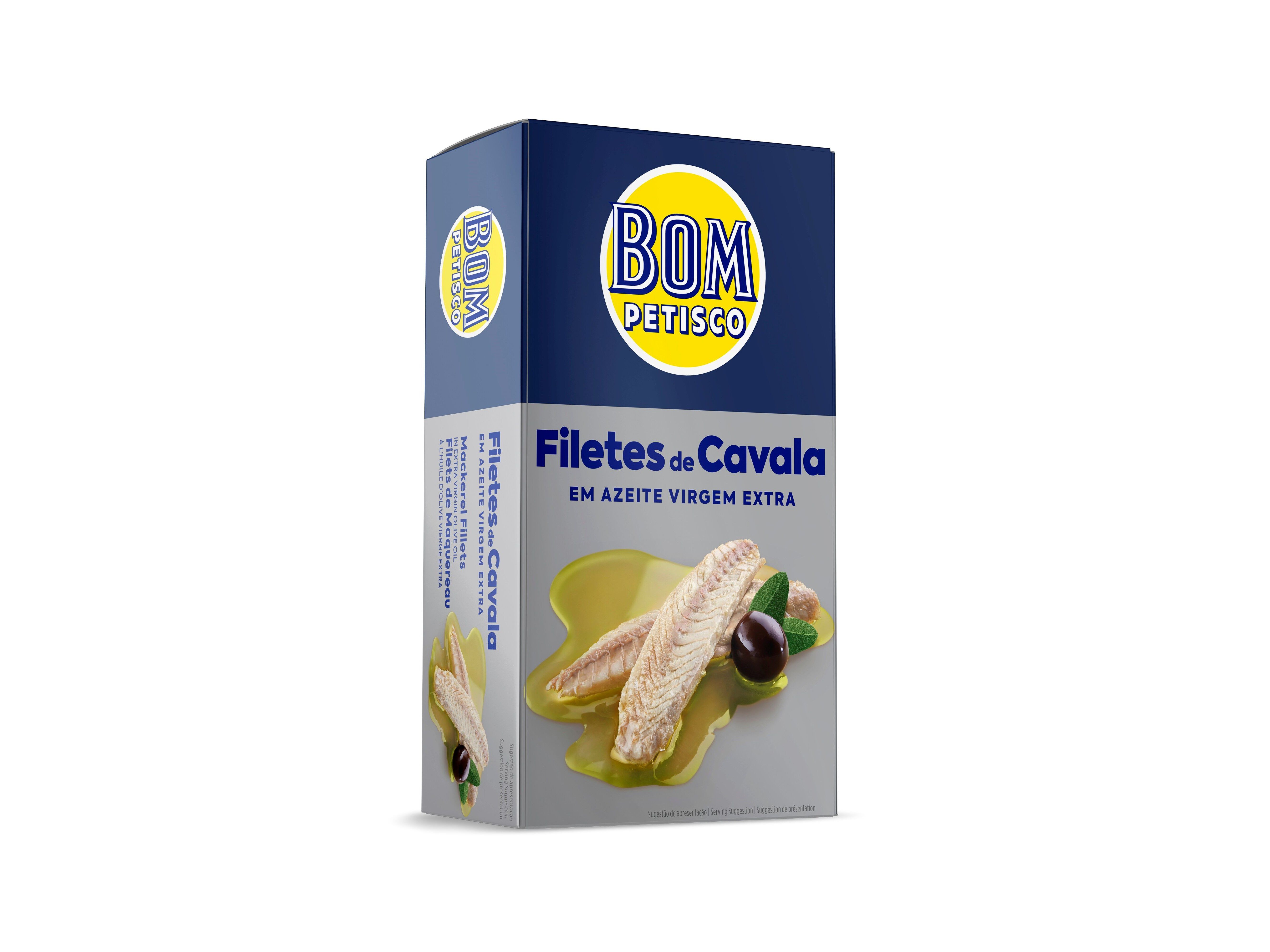 FILETE CAVALA BOM PETISCO AZEITE VIRGEM EXTRA 120(78)G image number 0