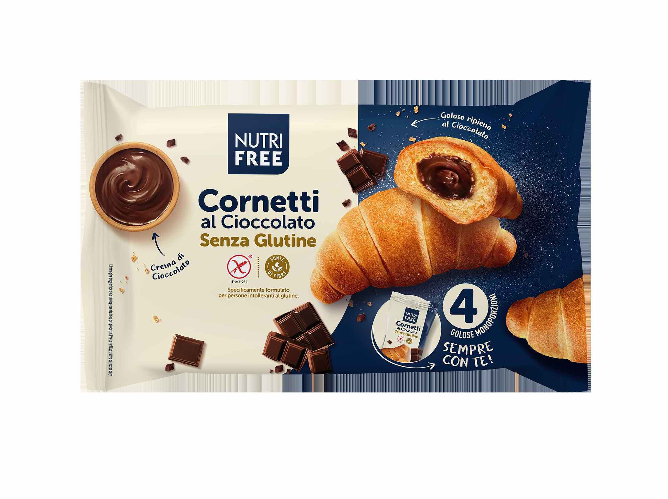 CROISSANTS SEM GL&Uacute;TEN NUTRIFREE CHOCOLATE 240G image number 0