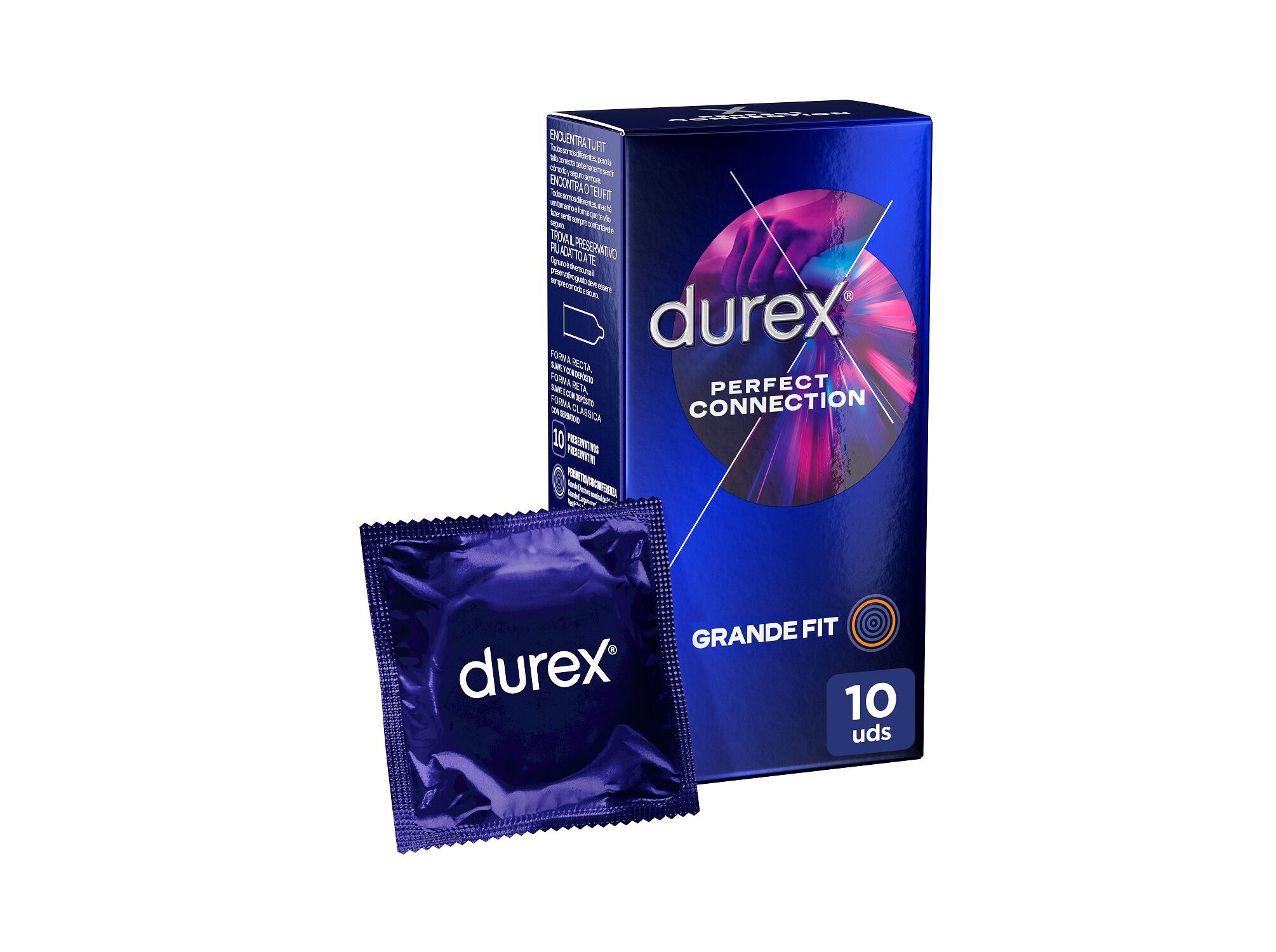 PRESERVATIVOS DUREX PERFECT CONNECTION 10UN image number 0