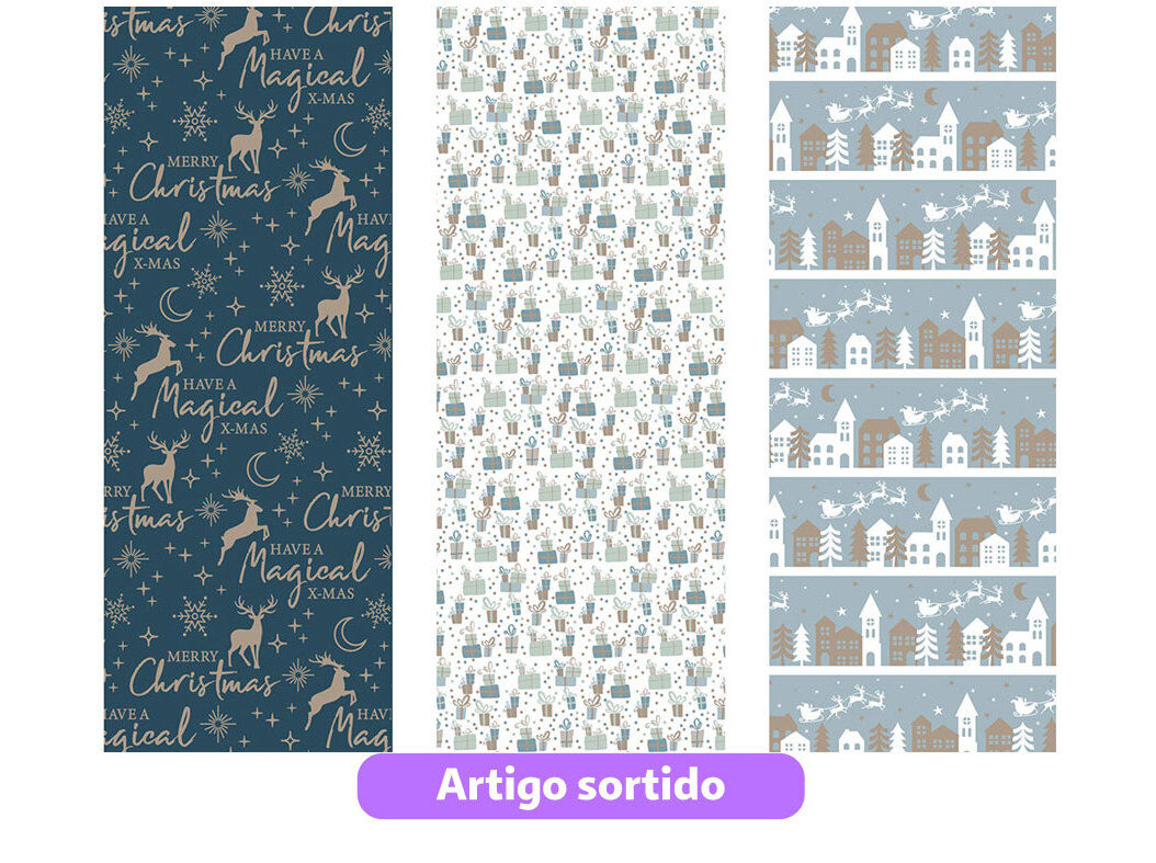 ROLO PAPEL EMBRULHO AUCHAN 10M MODELOS SORTIDOS image number 0