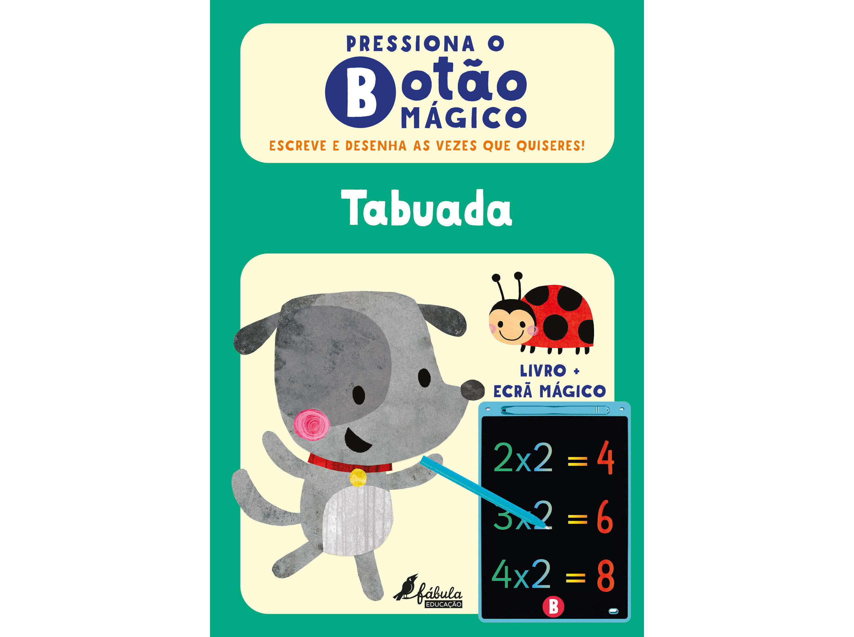 LIVRO PRESSIONA O BOT&Atilde;O M&Aacute;GICO - TABUADA image number 0