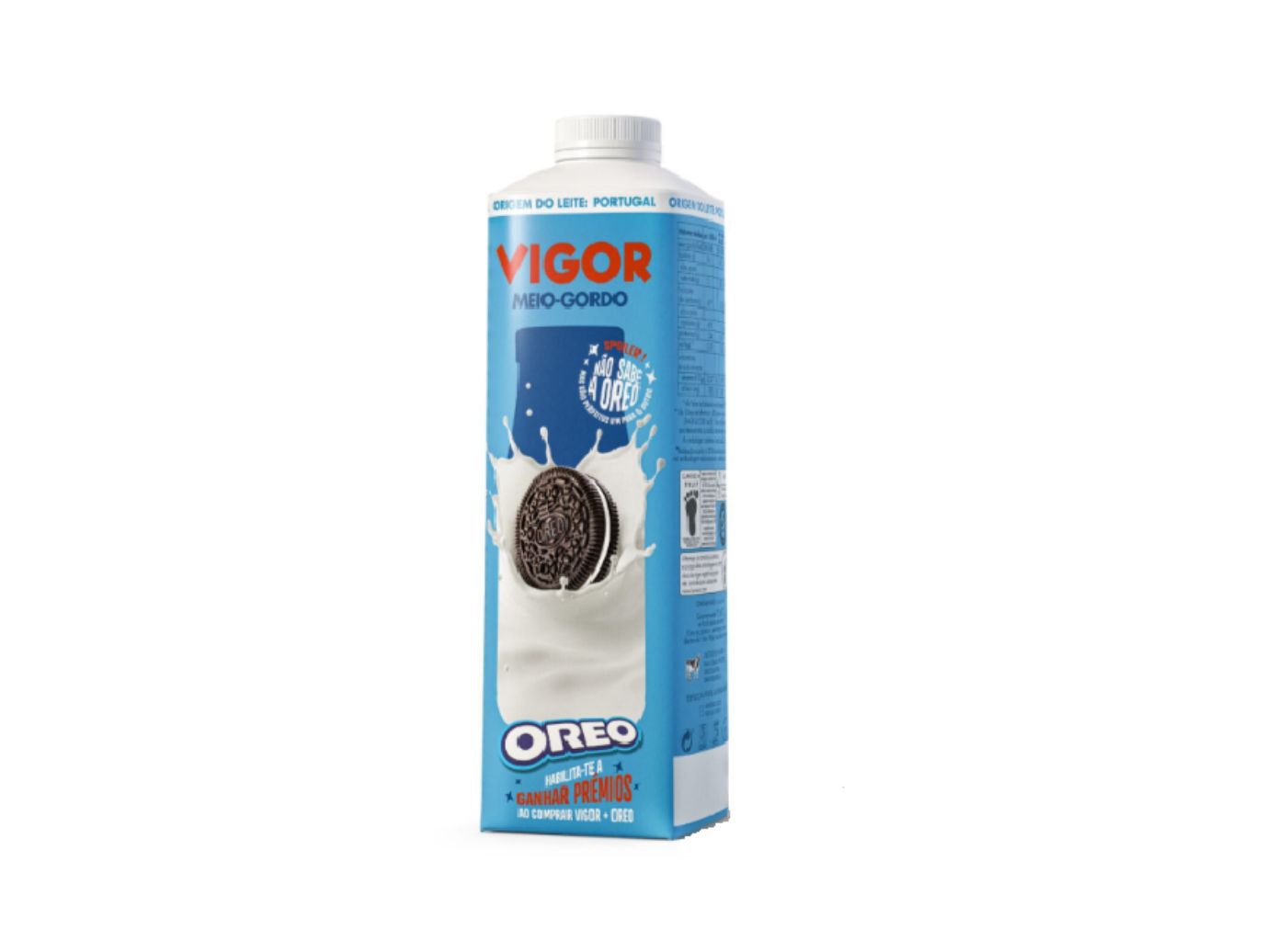 LEITE VIGOR PASTEURIZADO ESPECIAL MEIO GORDO 1L image number 1