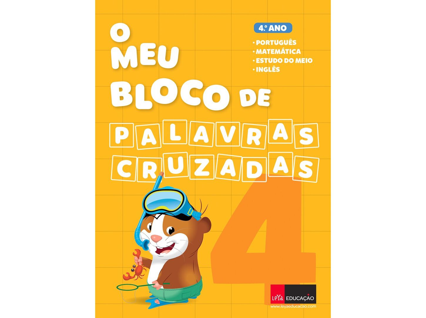 LIVRO O MEU BLOCO DE PALAVRAS CRUZADAS 4&ordm; ANO image number 0