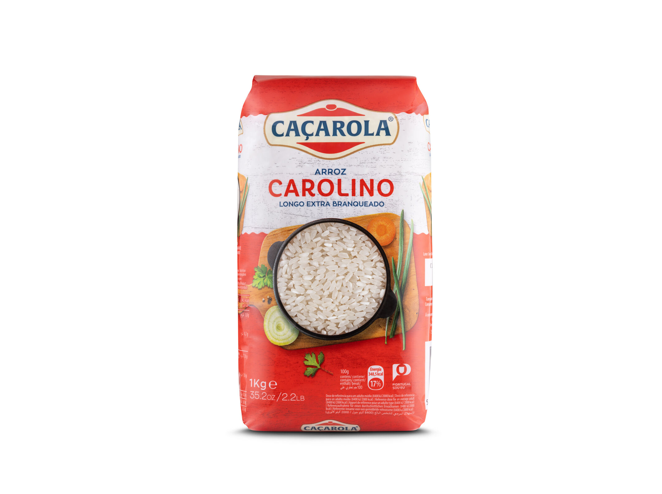 ARROZ CAROLINO CA&Ccedil;AROLA EXTRA LONGO 1KG