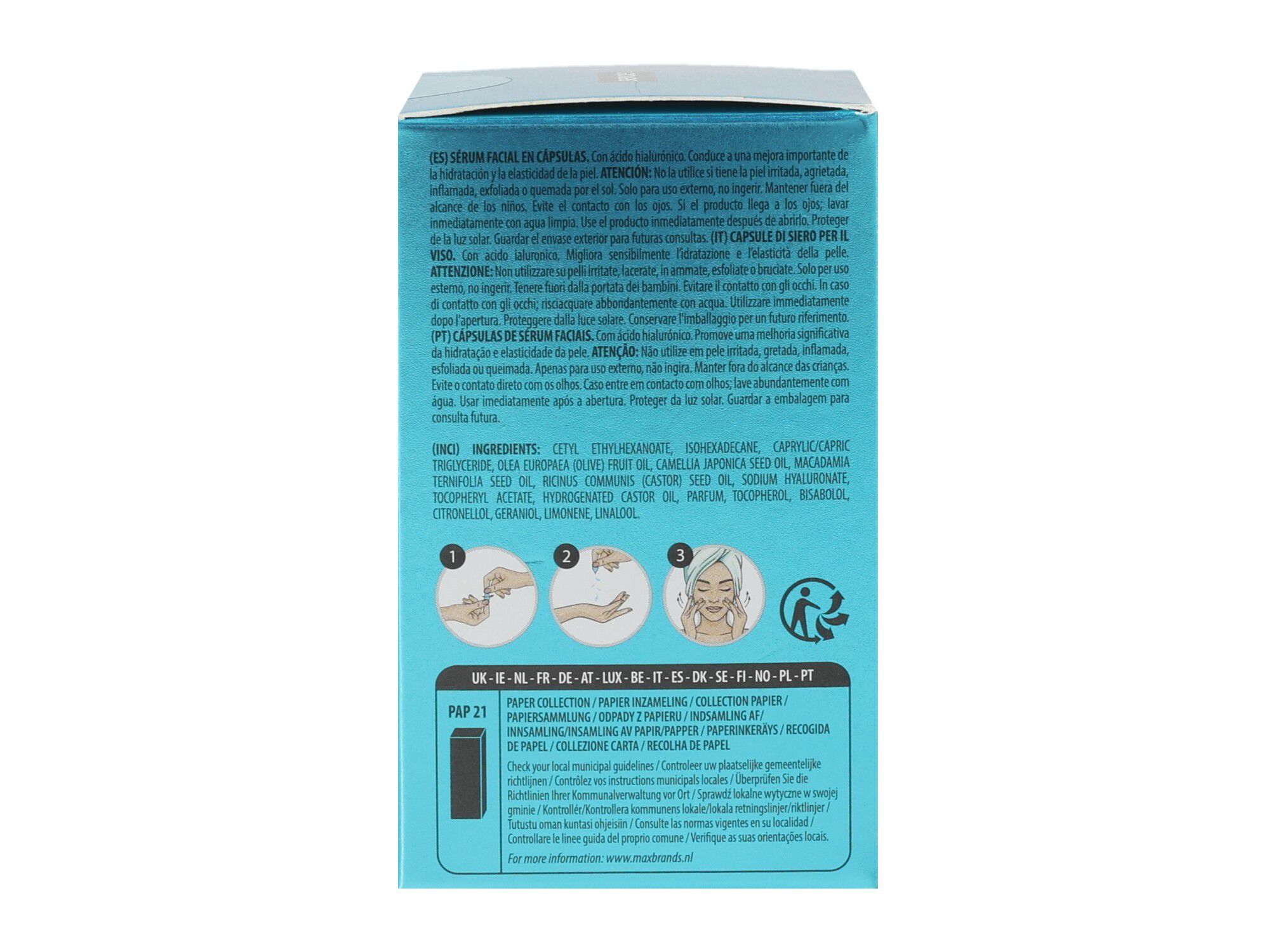 C&Aacute;PSULAS S&Eacute;RUM FACIAL SENCE HYDRO SHOCK 21UN image number 2