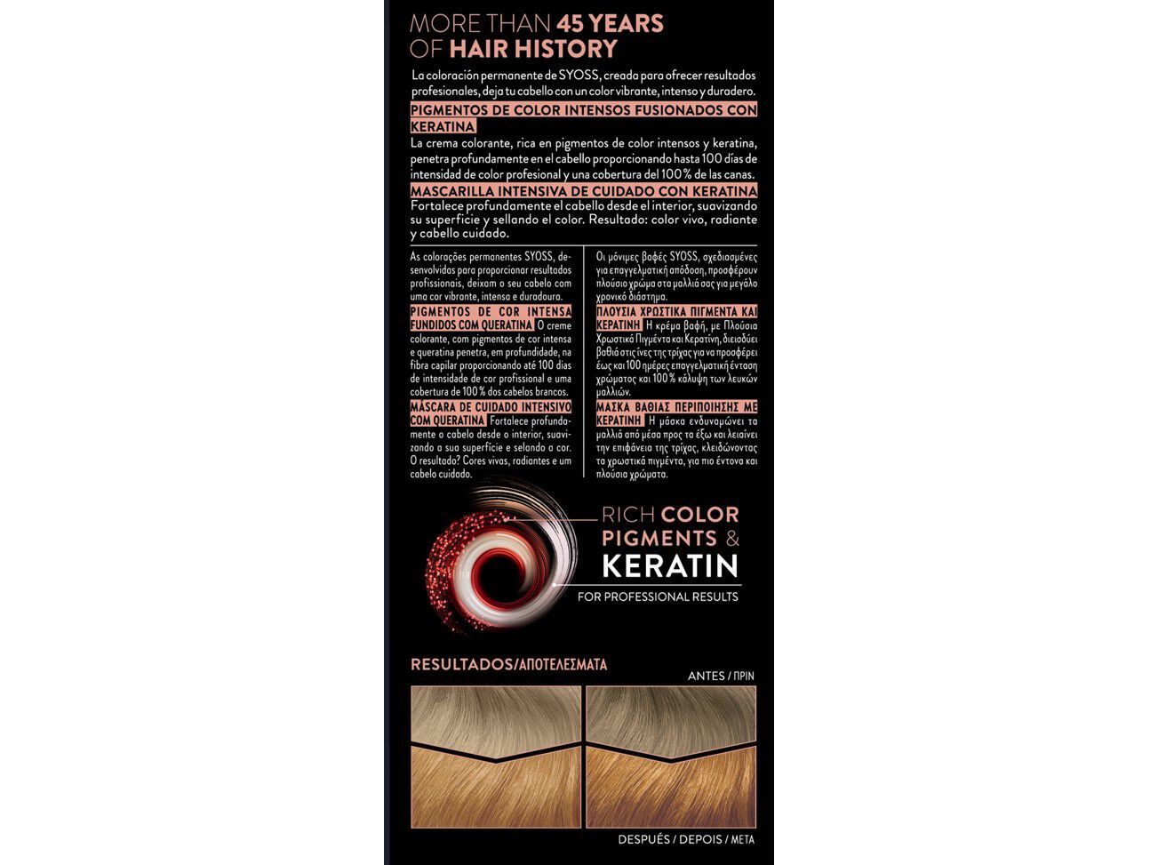 COLORA&Ccedil;AO SYOSS 8-7 LOURO DOURADO CARAMELO image number 1