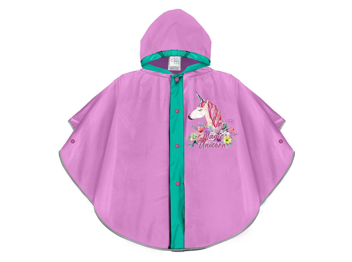 CAPA PARA CHUVA MENINA MAGIC UNICORN - 3/6 ANOS