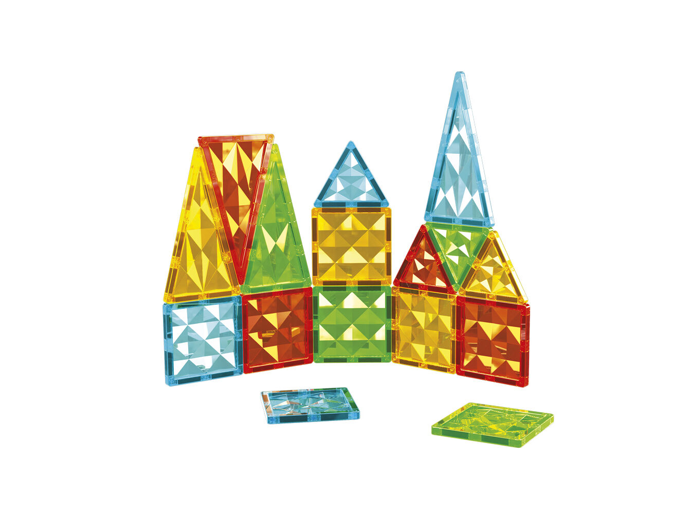 MAGNETIC TILES GEMS GEOMAG 16 PE&Ccedil;AS image number 1