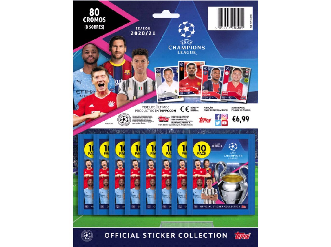 MULTIPACK CROMOS CHAMPIONS LEGUE