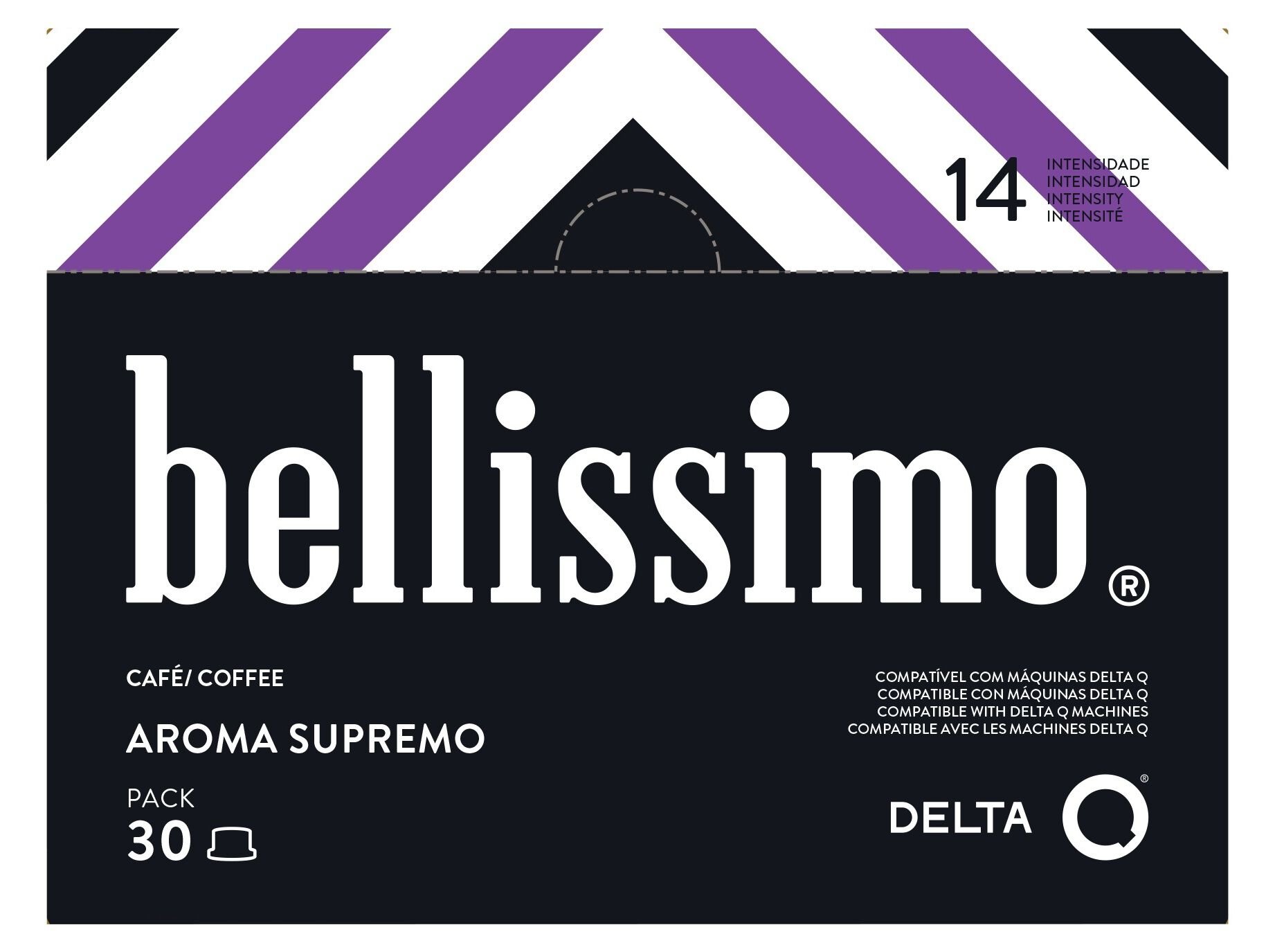 C&Aacute;PSULAS CAF&Eacute; BELLISSIMO AROMA SUPREMO 30 UN