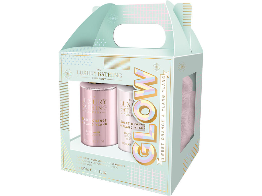 CONJ CORPO THE LUXURY BATHING GLAM GLOW PASTEL PARAD 2X100ML